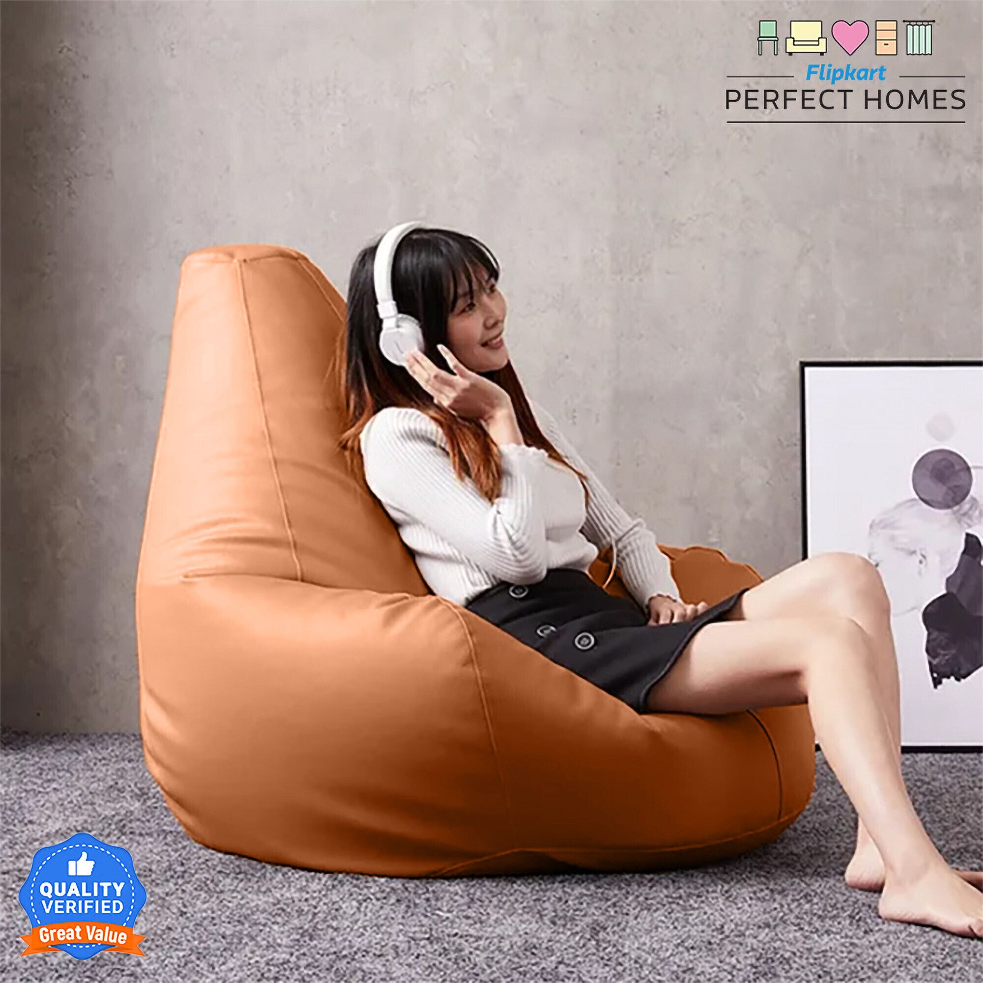 5XL Teardrop Bean Bag With Bean Filling-image-16