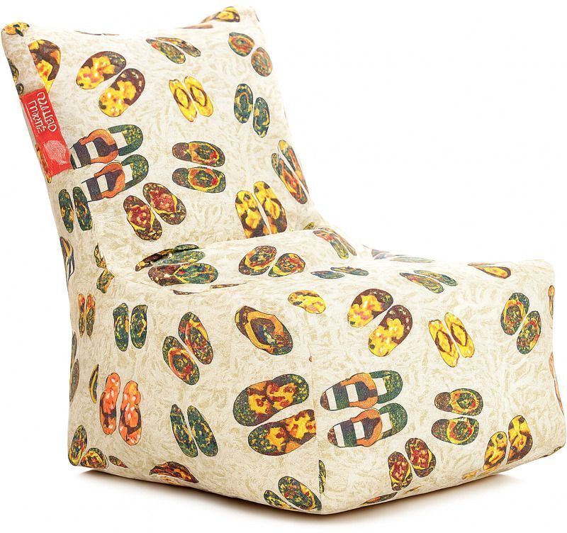 XL CANVAS CLASSIC CHAIR, Cotton Canvas Stripes Printed Bean Bag Chair With Bean Filling-image-42