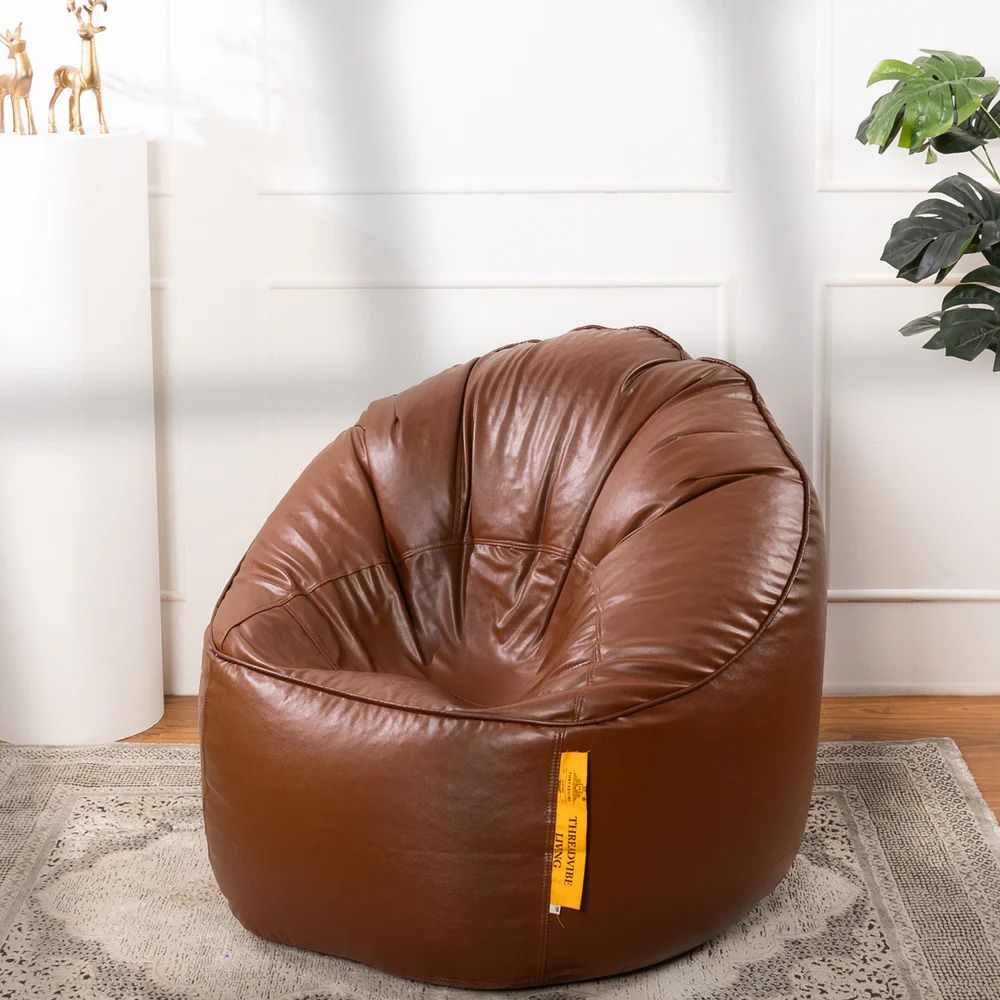 Jumbo Sofa Mudda Tan Bean Bag Sofa With Beans Bean Bag Sofa With Bean Filling-image-29