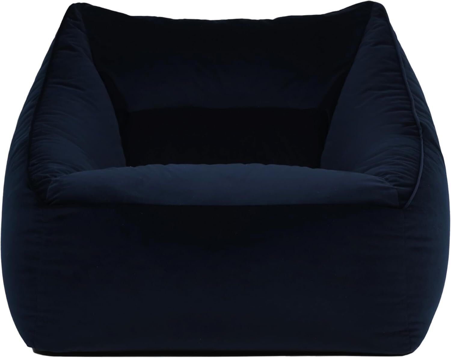 4XL GIGLICK RoyalSit Velvet Lounge Bean Bag Accent Chair Living Room Furniture | Bean Bag Chair With Bean Filling-image-16