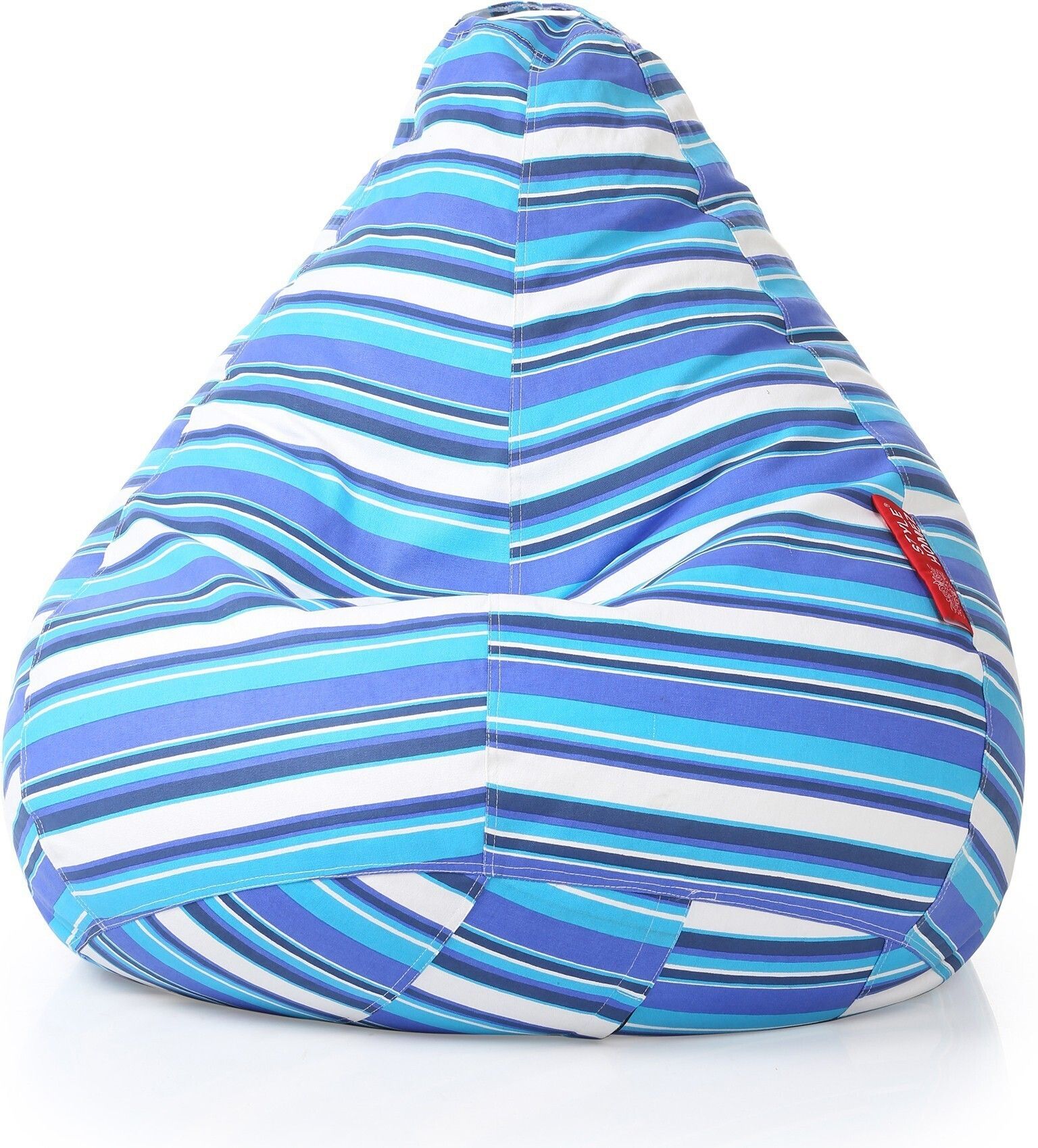 style homez XXXL Classic Cotton Canvas Bean Bag With Beans Fillers Teardrop Bean Bag With Bean Filling-picture-1