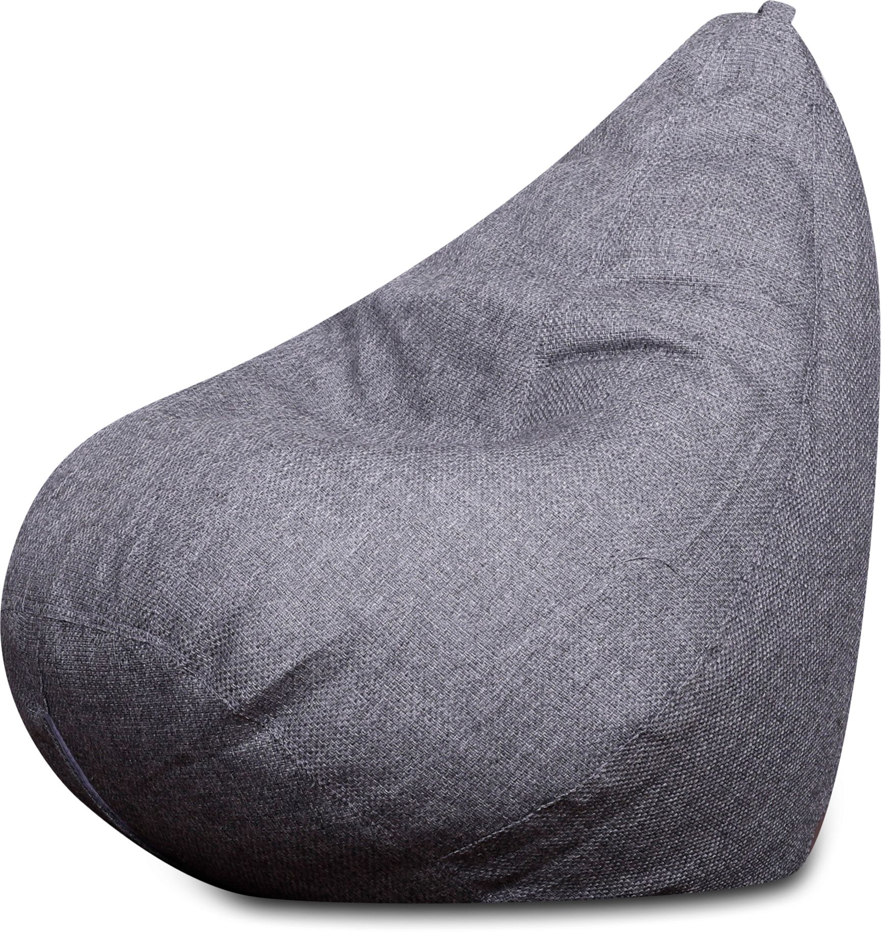 style homez XL ORGANIX Collection, Organic Jute Fabric Classic Teardrop Bean Bag With Bean Filling-picture-8