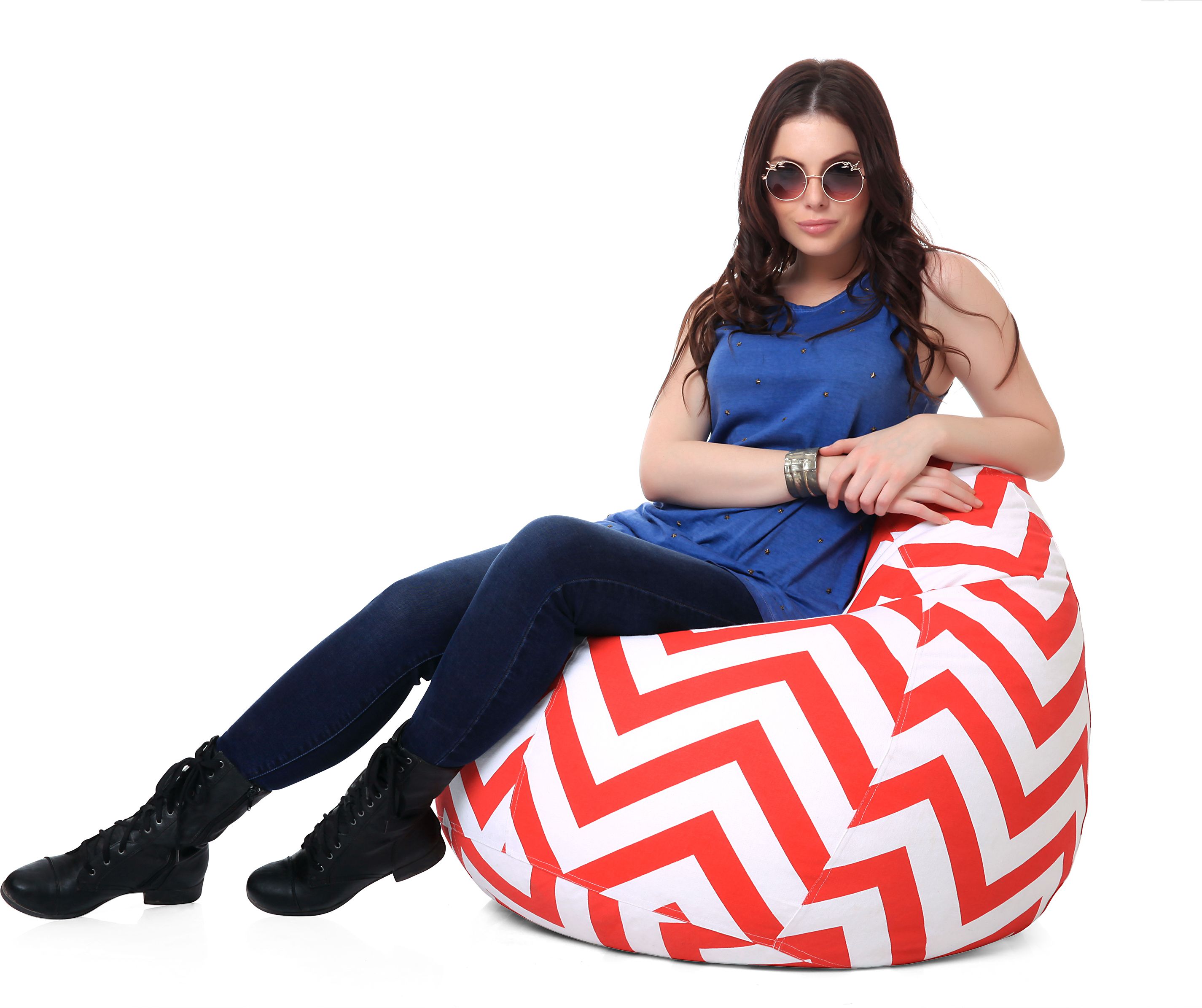 style homez XL Tear Drop Bean Bag Cover (Without Beans)-picture-43