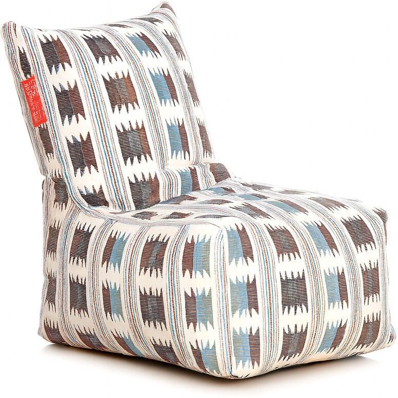 style homez XL CANVAS CLASSIC CHAIR, Cotton Canvas Stripes Printed Bean Bag Chair With Bean Filling-picture-33