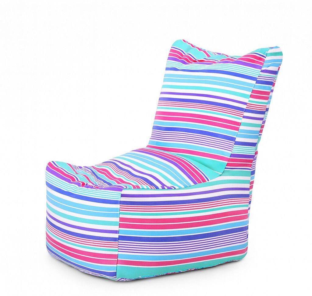 XL CANVAS CLASSIC CHAIR, Cotton Canvas Stripes Printed Bean Bag Chair With Bean Filling-image-34
