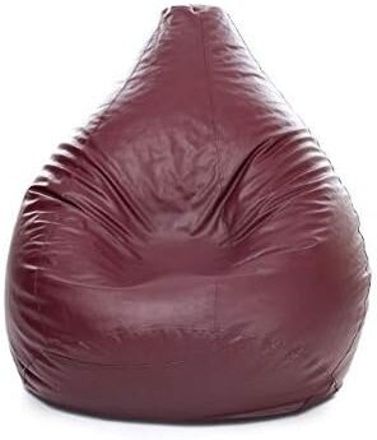 XL Leather Bean Bag Cover Without Beans for Living Room & Bedroom Bean Bag Chair