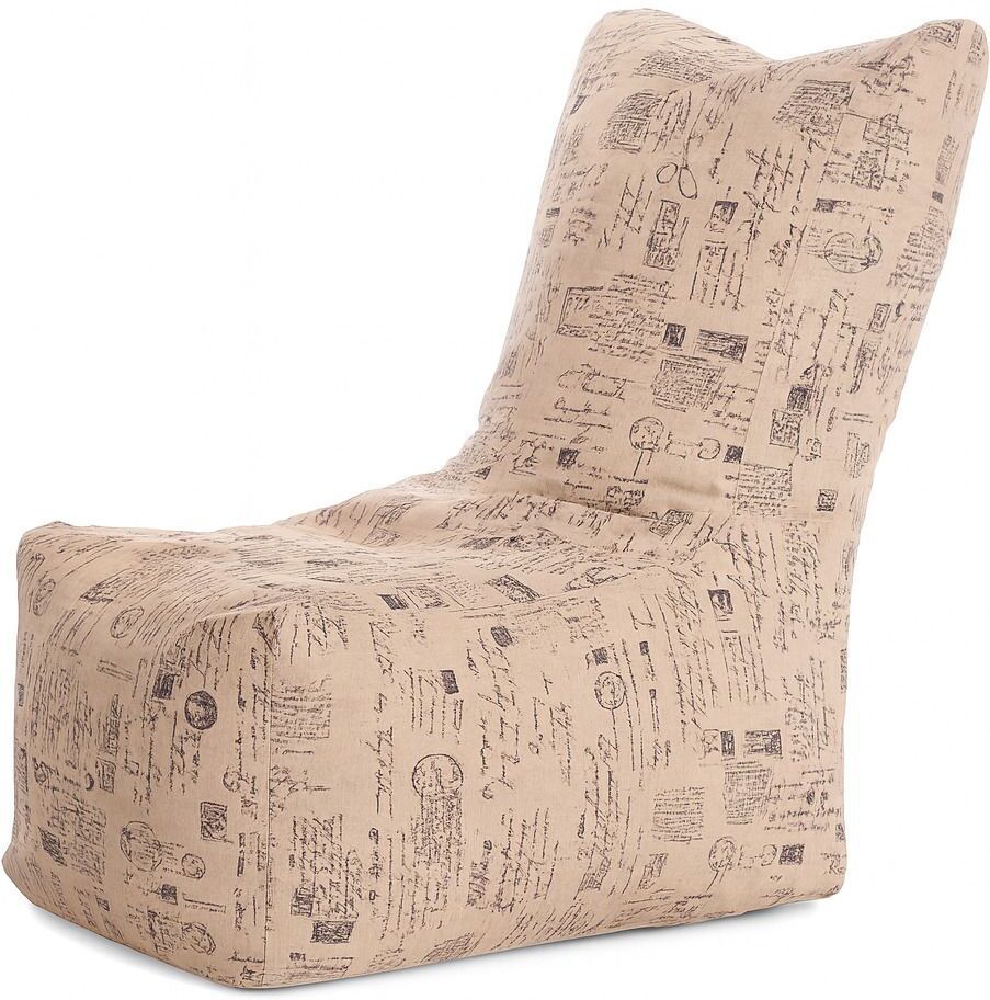 XL CANVAS CLASSIC CHAIR, Cotton Canvas Stripes Printed Bean Bag Chair With Bean Filling-image-49