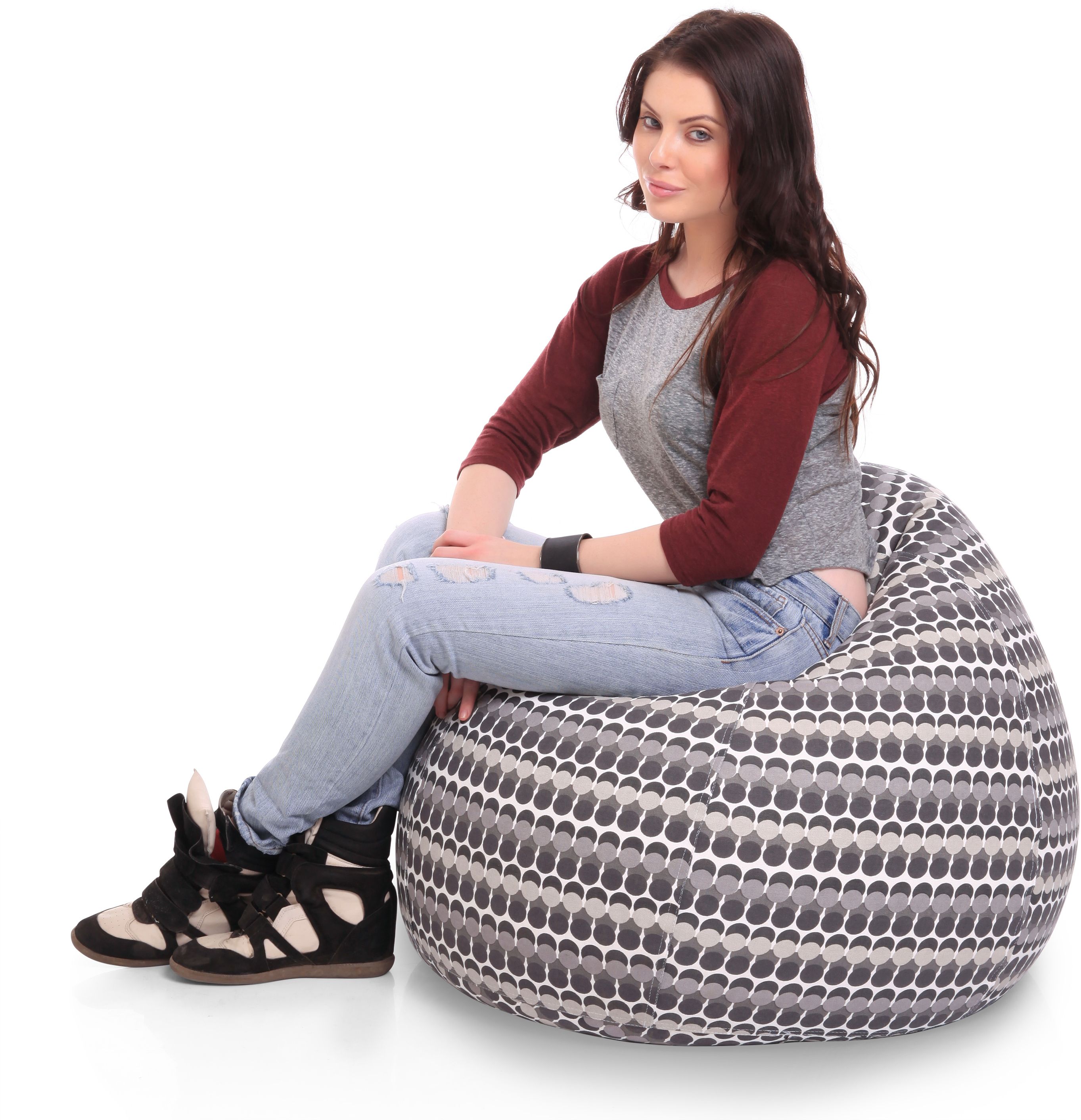 style homez XL Tear Drop Bean Bag Cover (Without Beans)-picture-41