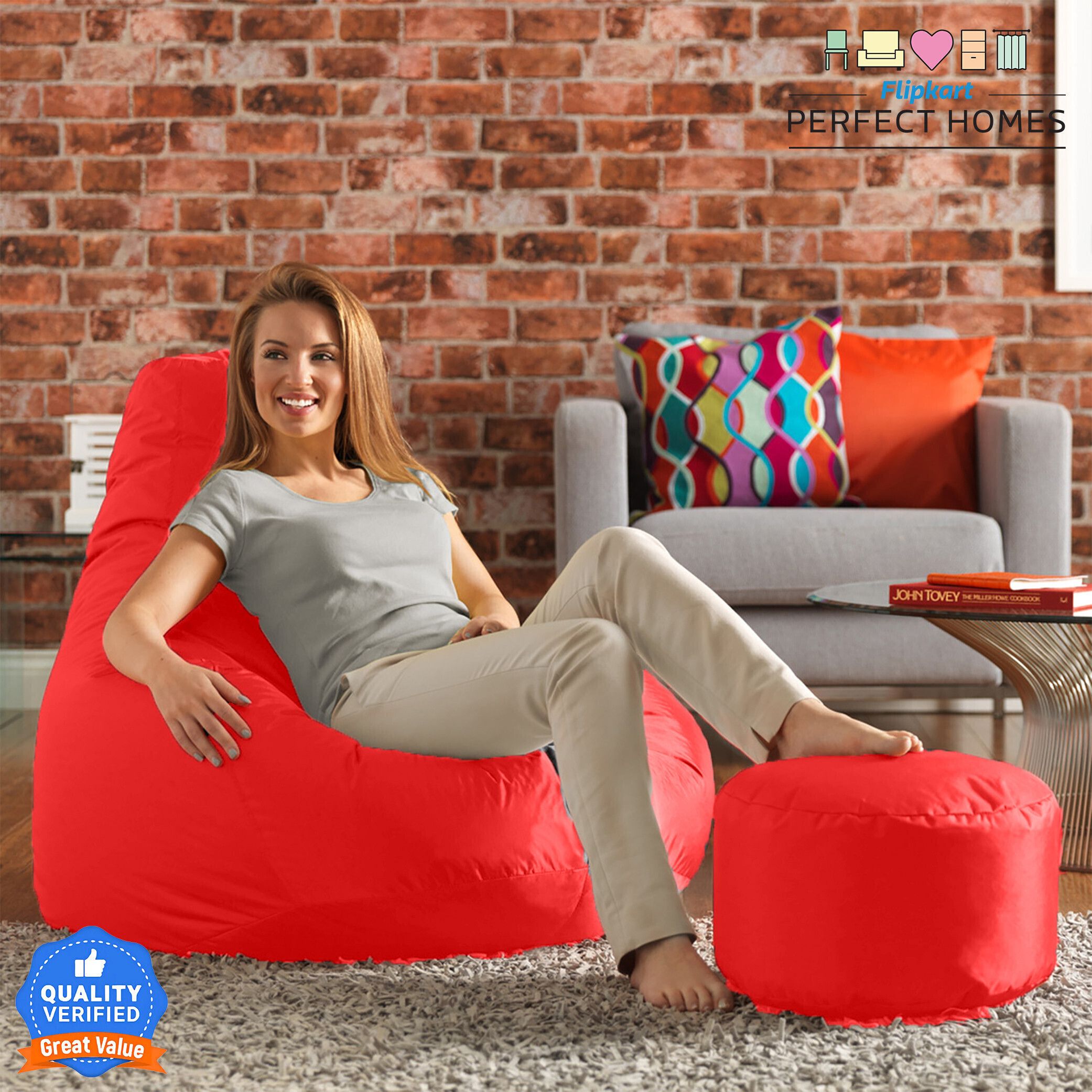 4XL Teardrop Bean Bag With Bean Filling-image-47