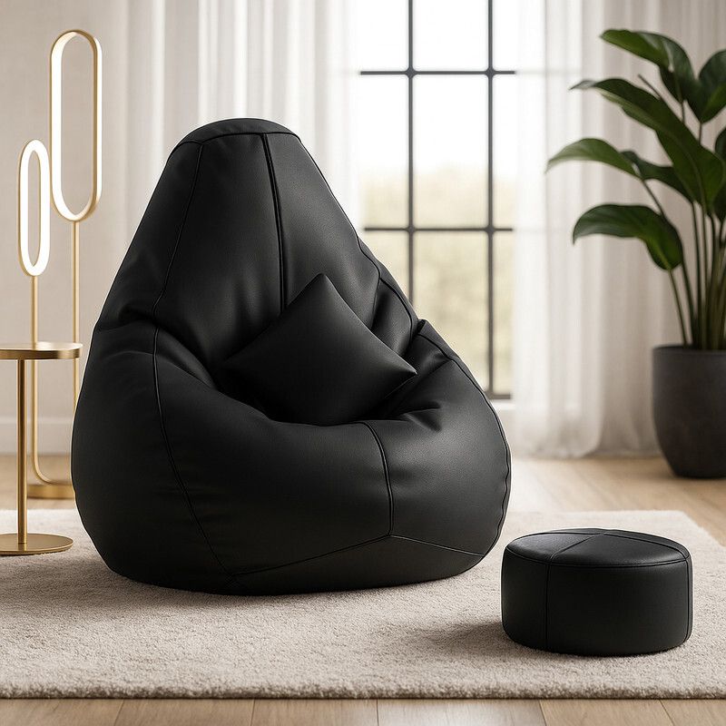 4XL Supreme ClassicEase Combo Teardrop Bean Bag With Bean Filling-image-45