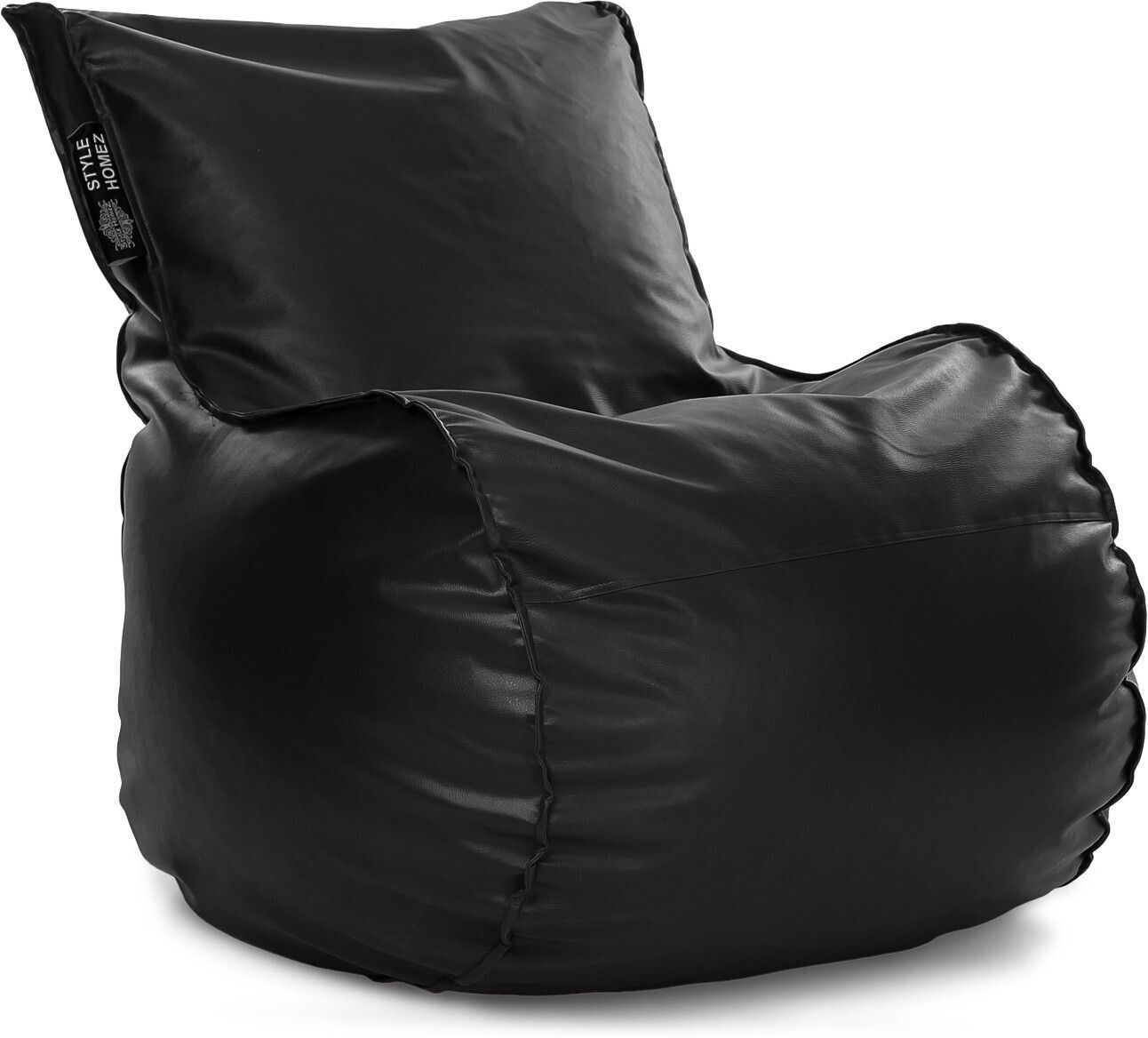 style homez XXL Premium Leatherette Mambo Lounger Bean BagWith Bean Filling-picture-38