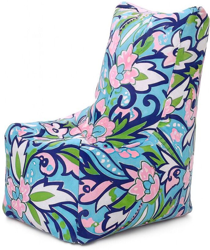 style homez Large CANVAS CLASSIC CHAIR, Cotton Floral Printed Bean Bag Chair With Bean Filling-picture-9
