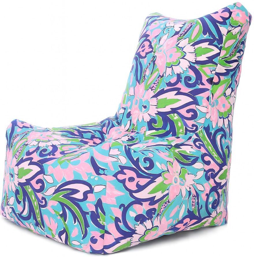 XL CANVAS CLASSIC CHAIR, Cotton Canvas Stripes Printed Bean Bag Chair With Bean Filling-image-46