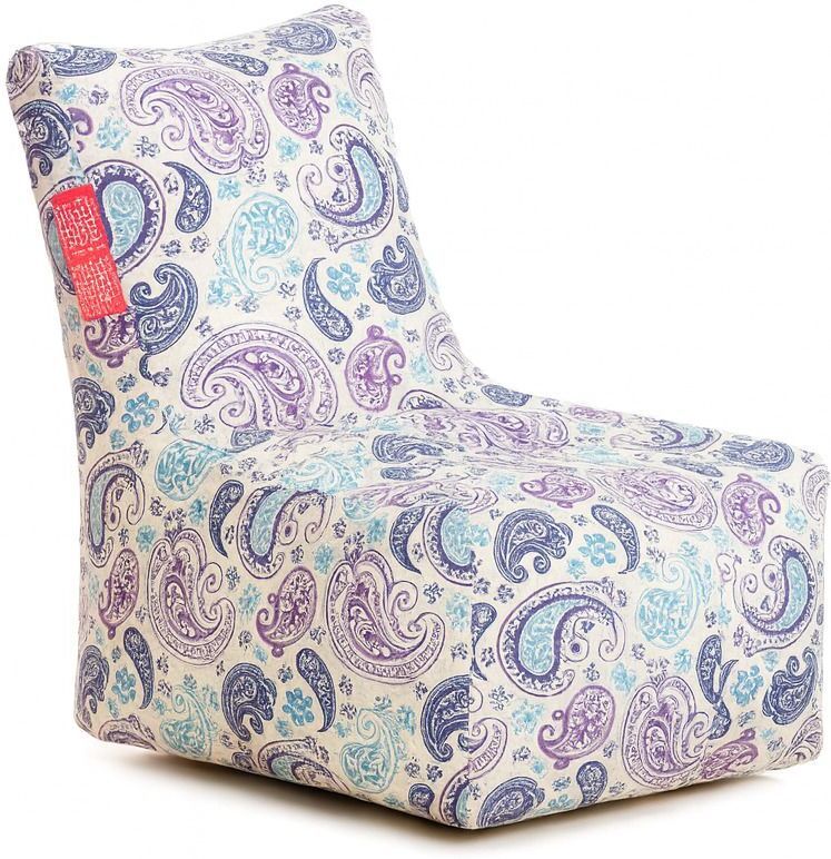 style homez Large CANVAS CLASSIC CHAIR, Cotton Paisley Printed Bean Bag Chair With Bean Filling-picture-48
