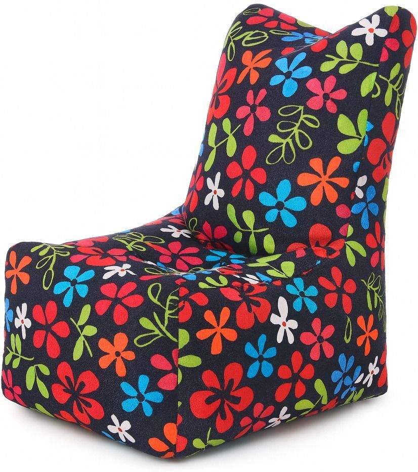 XL CANVAS CLASSIC CHAIR, Cotton Canvas Stripes Printed Bean Bag Chair With Bean Filling-image-45