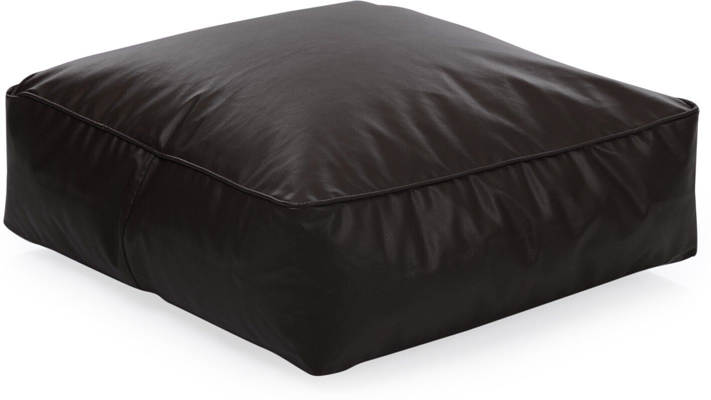 style homez Large Classic Square Floor Cushion Bean Bag Footstool With Bean Filling-picture-24