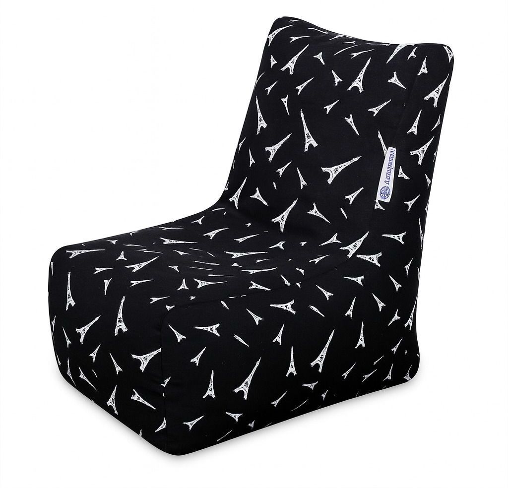 style homez Large CANVAS CLASSIC CHAIR, Cotton Abstract Printed Bean Bag Chair With Bean Filling-picture-2