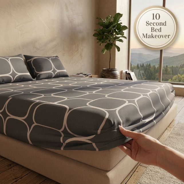 Cotton Double Bed Cover-image-26