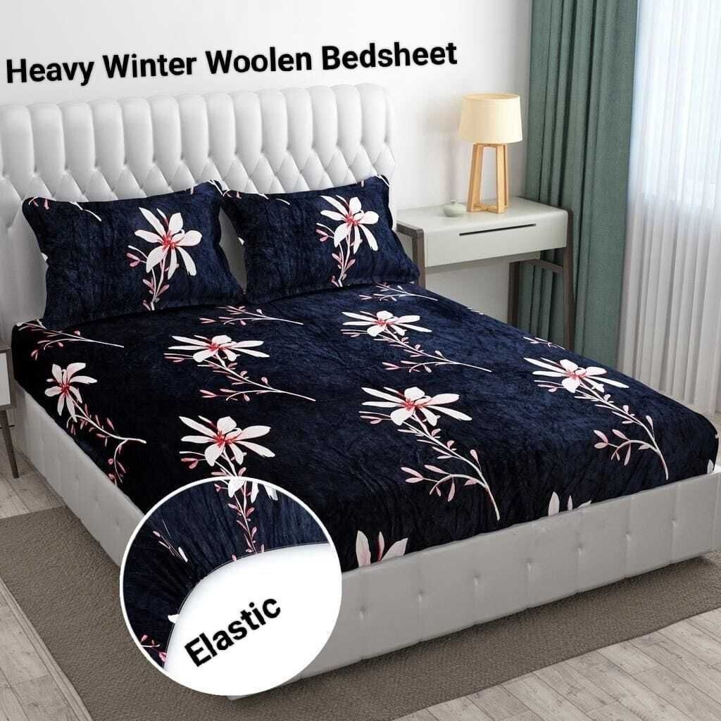 Reversible Velvet Double Bed Cover