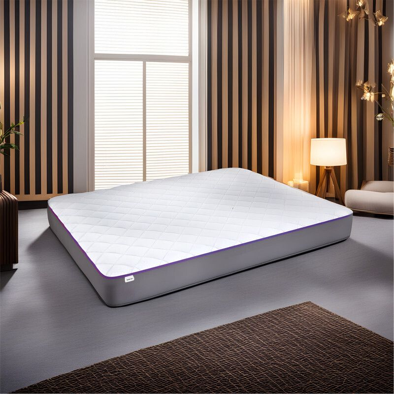 Dual Comfort - Hard & Soft- with Comfort Cubes and Rebotech Tech. 5 inch Queen High Resilience (HR) Foam Mattress