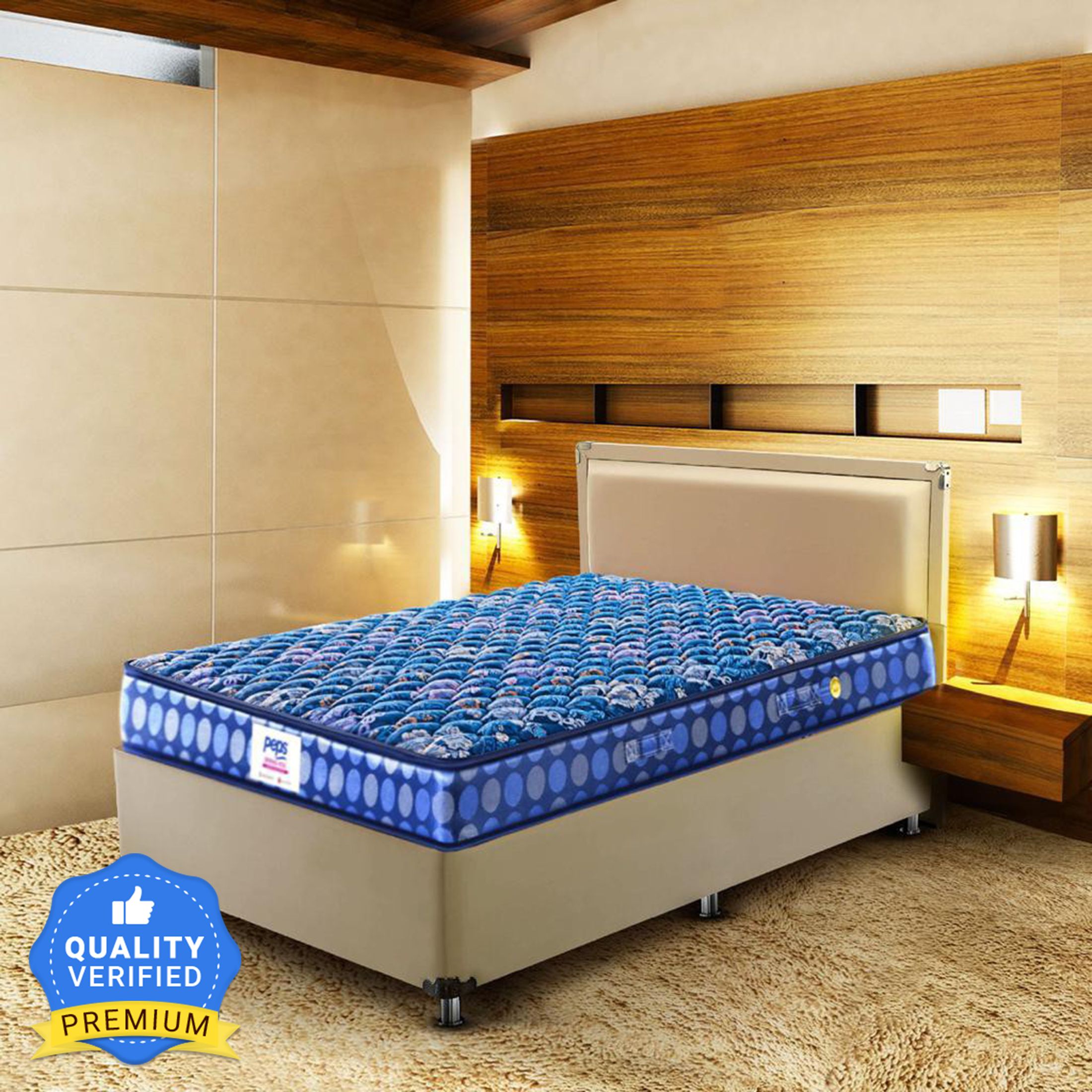Springkoil Normal Top Blue 6 inch Single Bonnell Spring Mattress