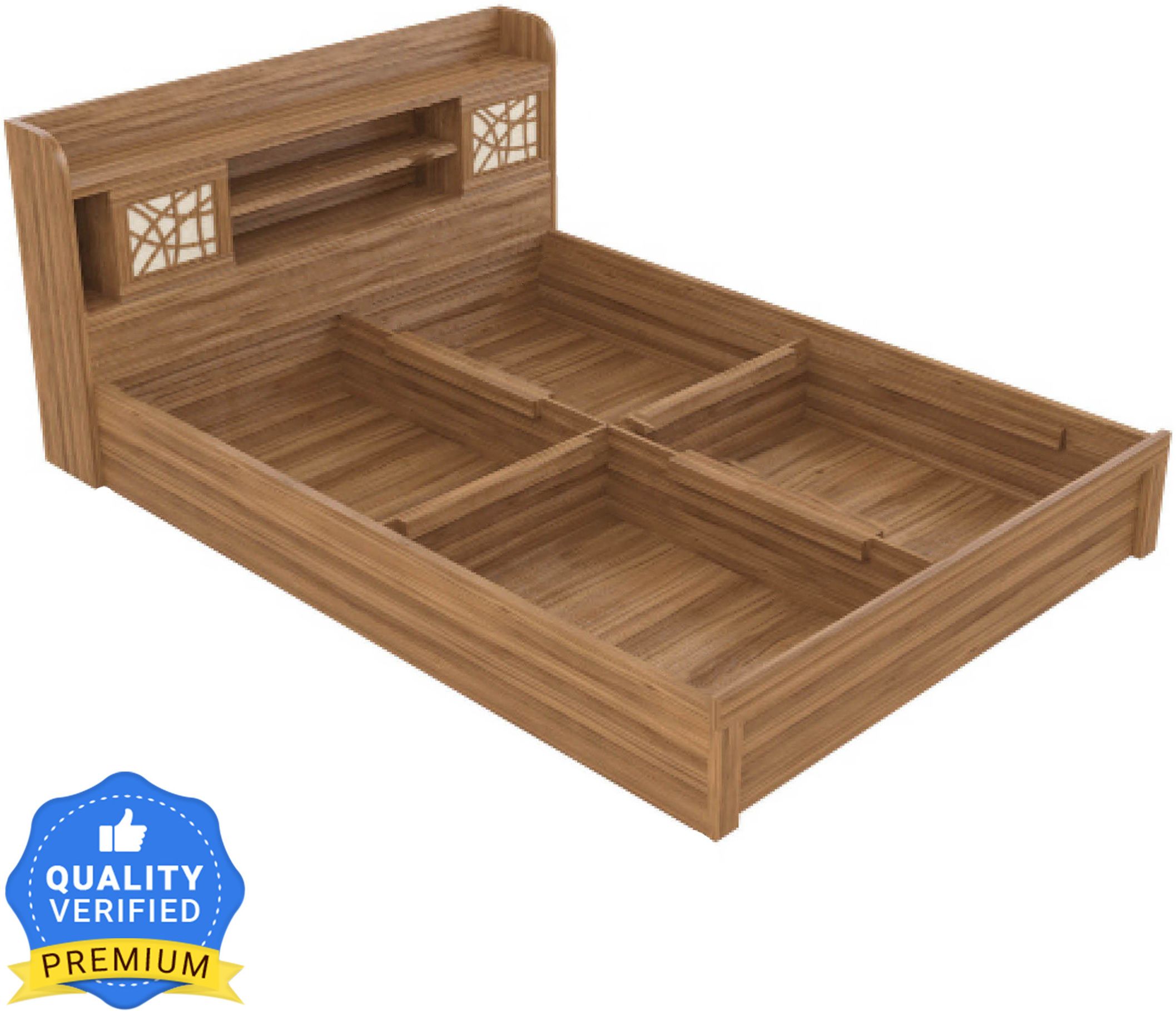 Engineered Wood King Box Bed
