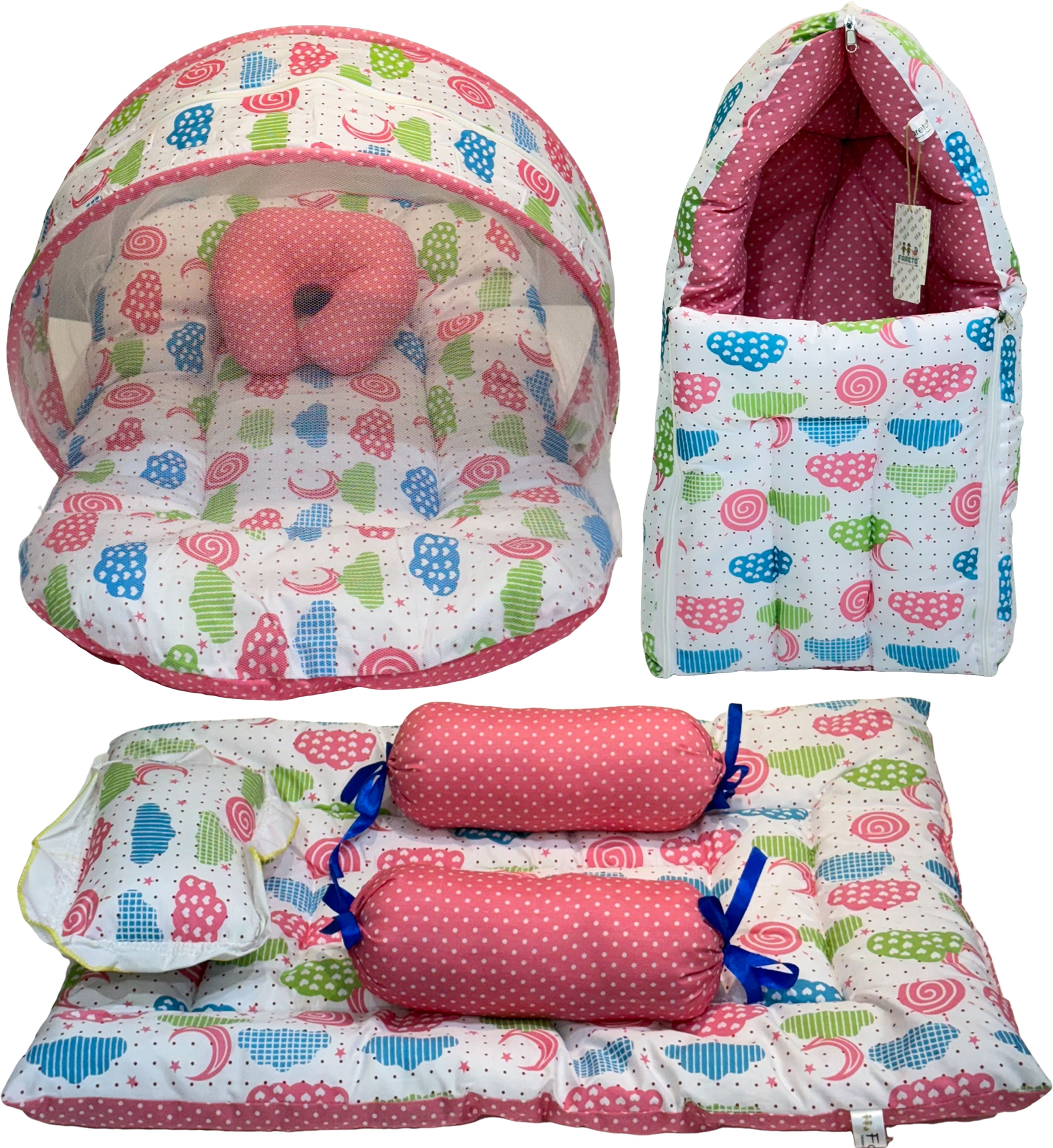 fareto Cotton Baby Bed Sized Bedding Set-picture-17