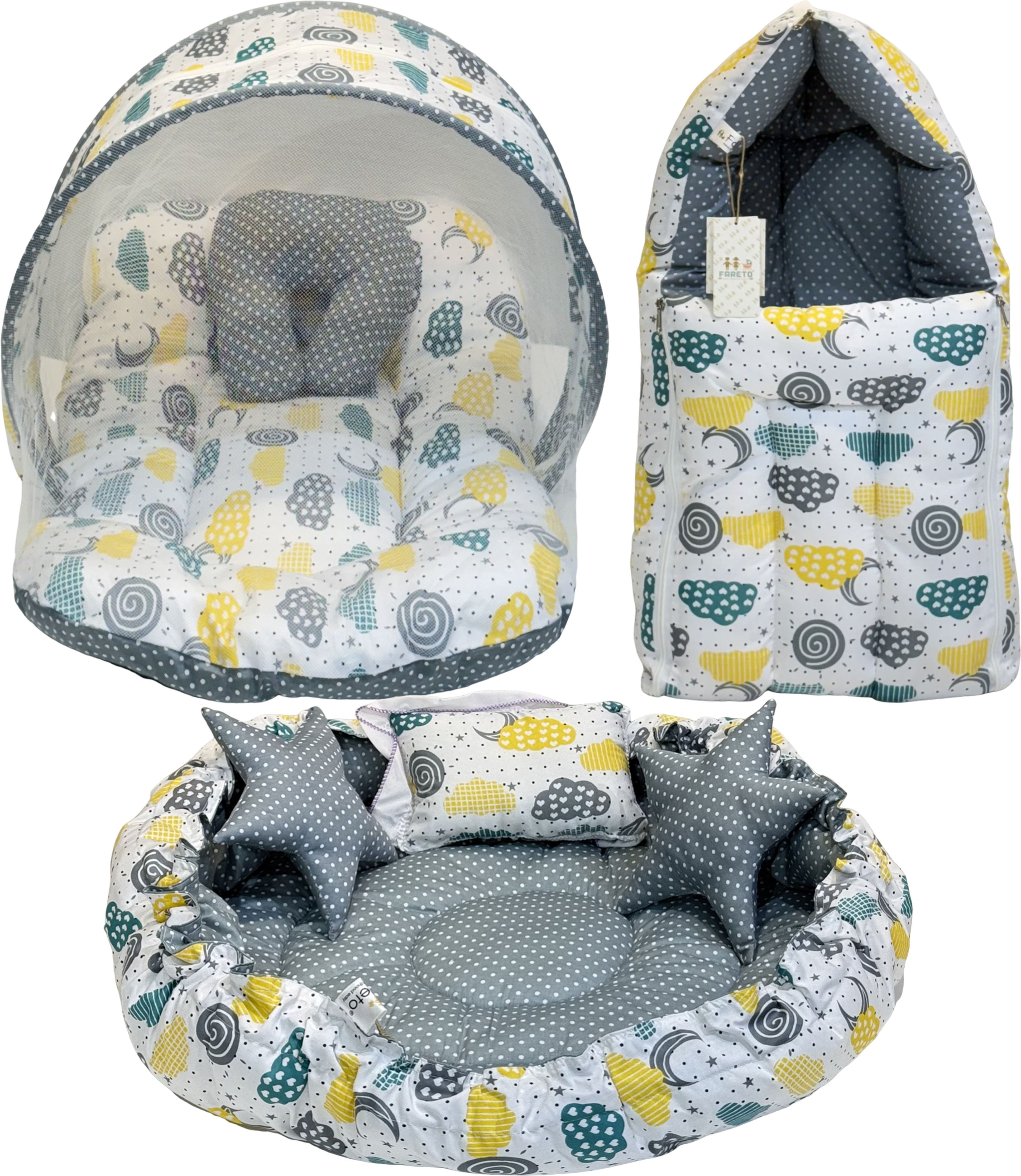 fareto Cotton Baby Bed Sized Bedding Set-picture-23