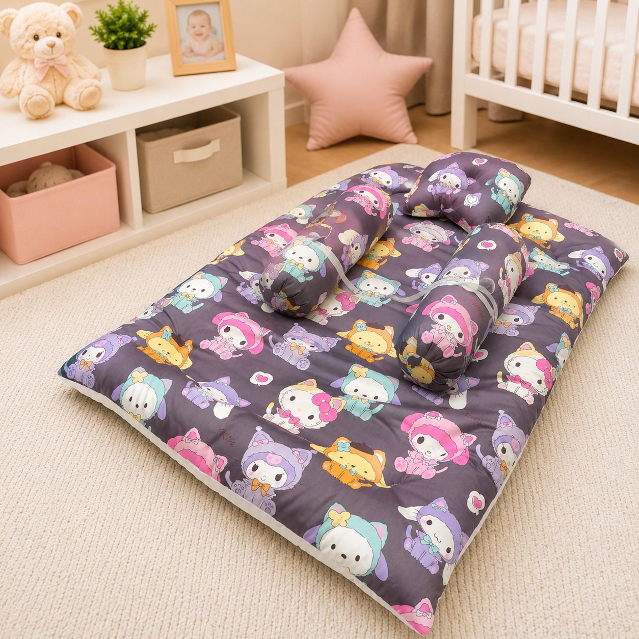 Cotton Baby Bed Sized Bedding Set-image-29