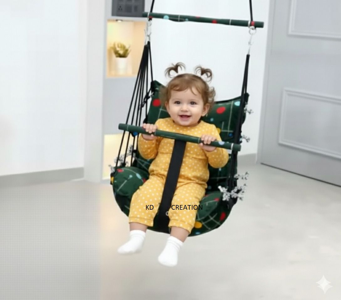 shop & wear Cotton Swing for Kids Baby's Children Folding and Washable 1-3 Years Swings Baby Cuddler-picture-23