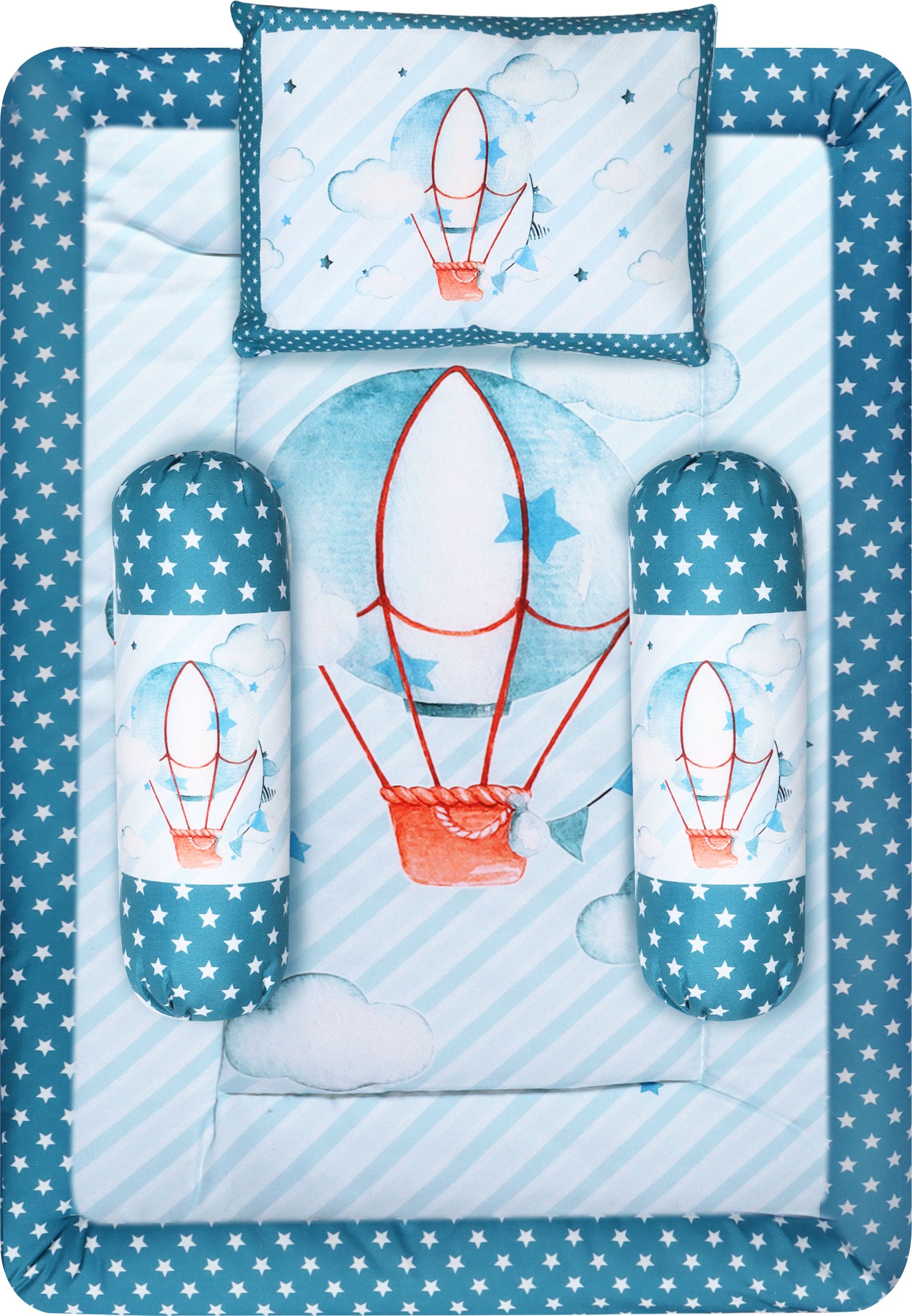 aaurubis enterprise Cotton Baby Bed for 0-1 Year BB110 Baby bedding set Balloons-picture-48