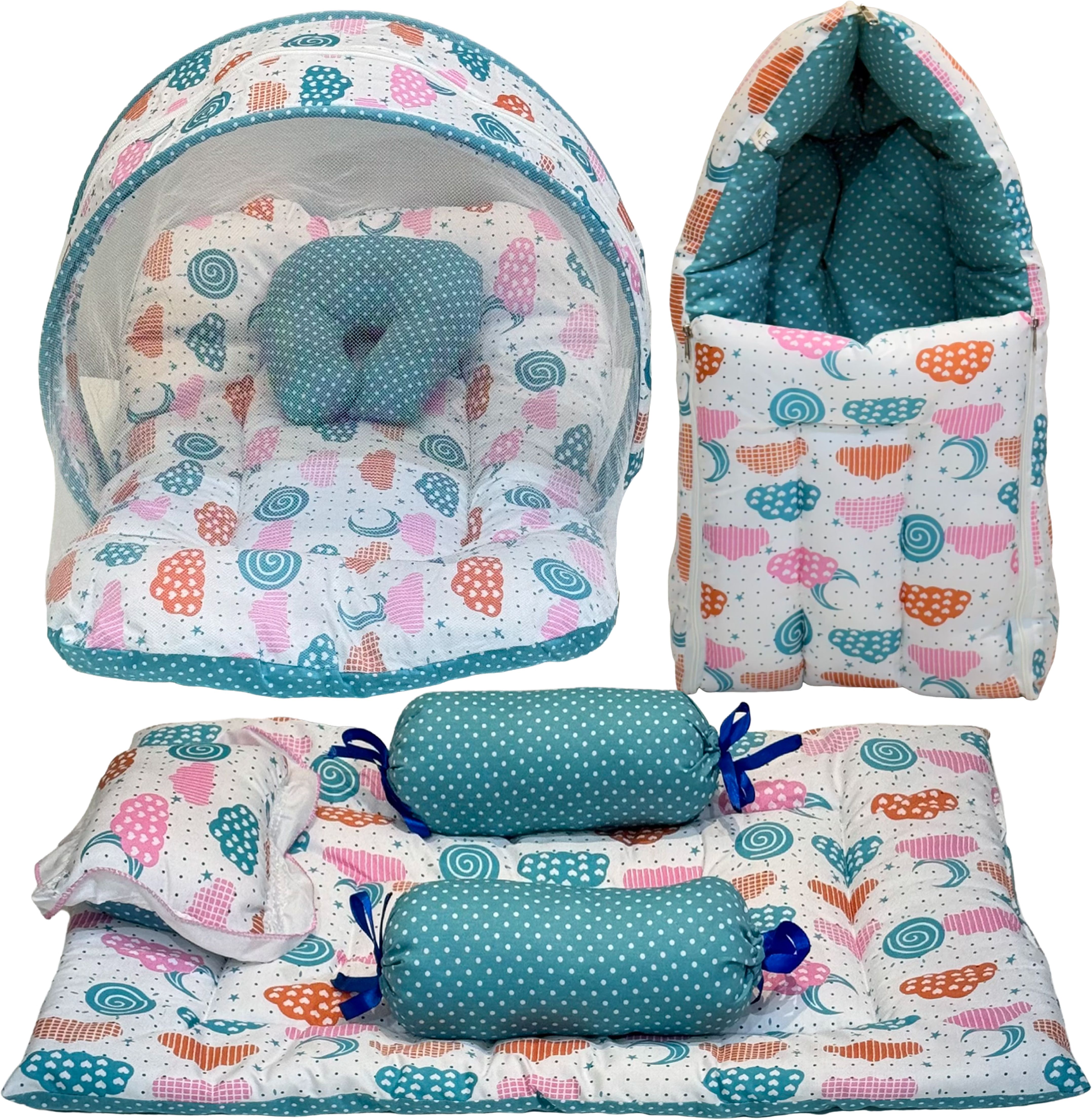 fareto Cotton Baby Bed Sized Bedding Set-picture-38