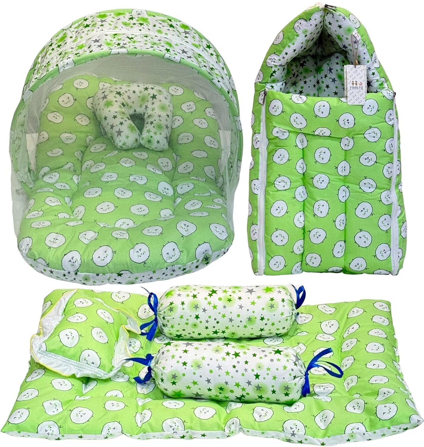 amg enterprise Cotton Baby Bed Sized Bedding Set-picture-29