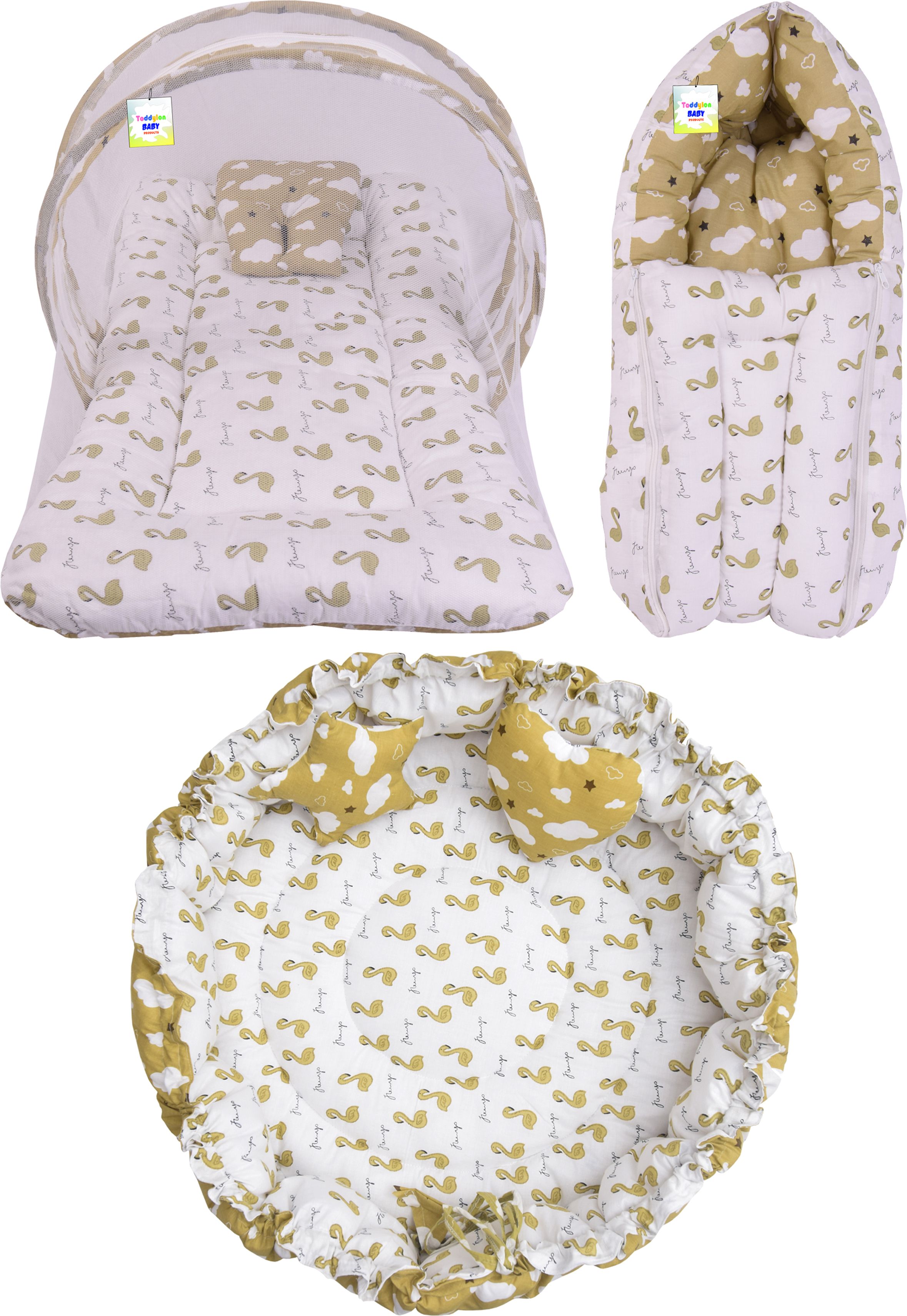 toddylon Cotton Baby Bed Sized Bedding Set-picture-10