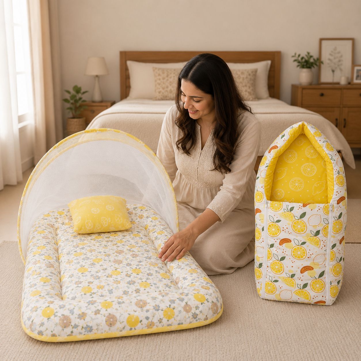 babytoons Cotton Baby Bed Sized Bedding Set-picture-19