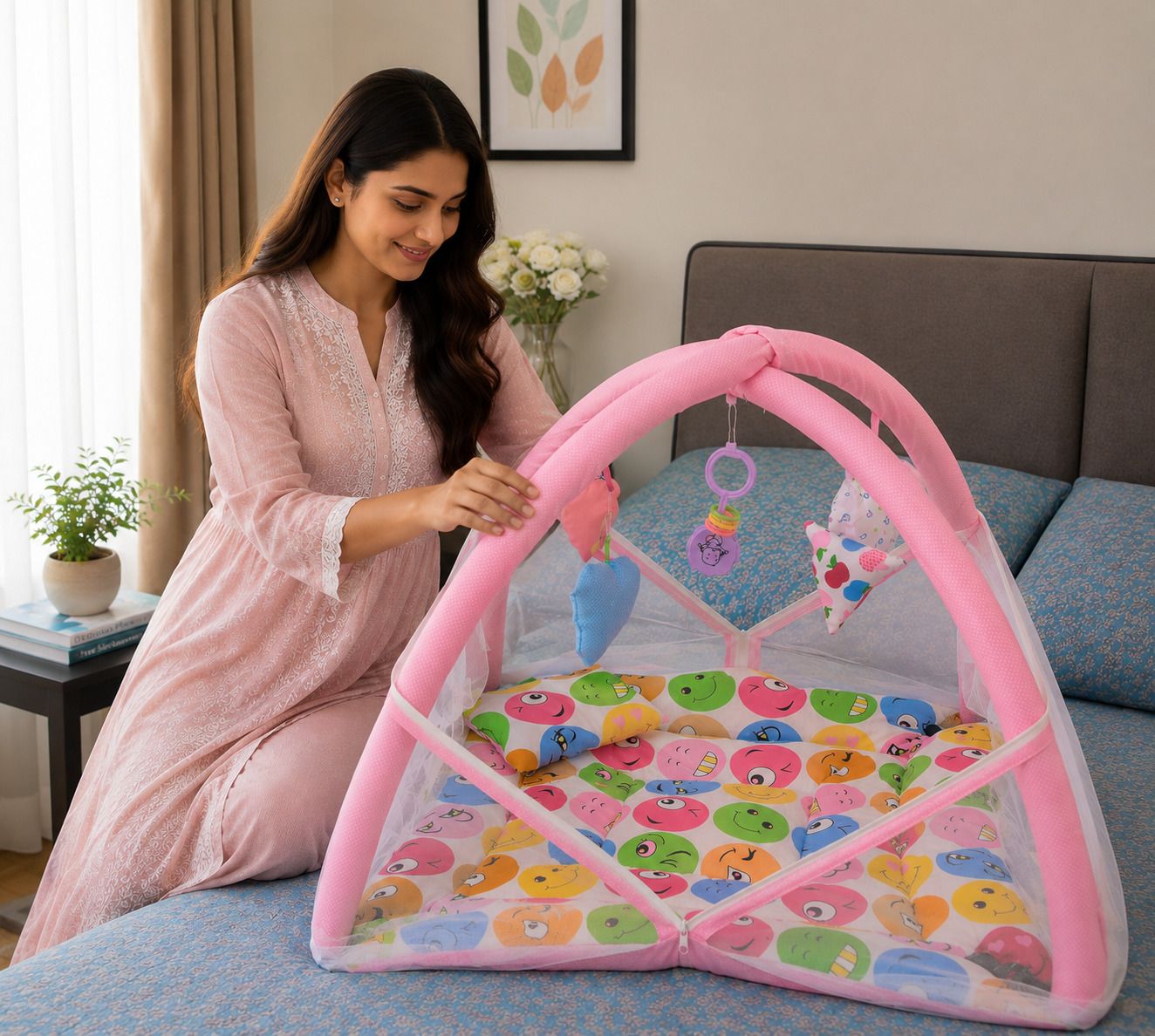 Cotton Baby Bed Sized Bedding Set-image-20