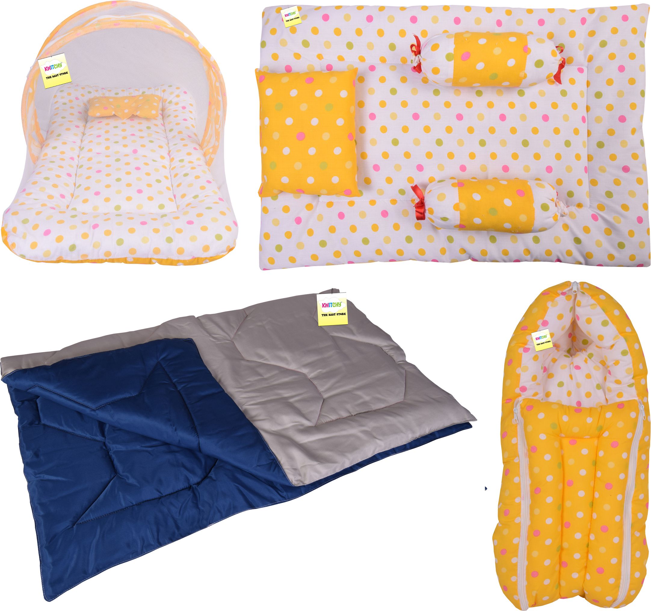 kwitchy New Born Baby Care Essential Bedding Set Combo-picture-48