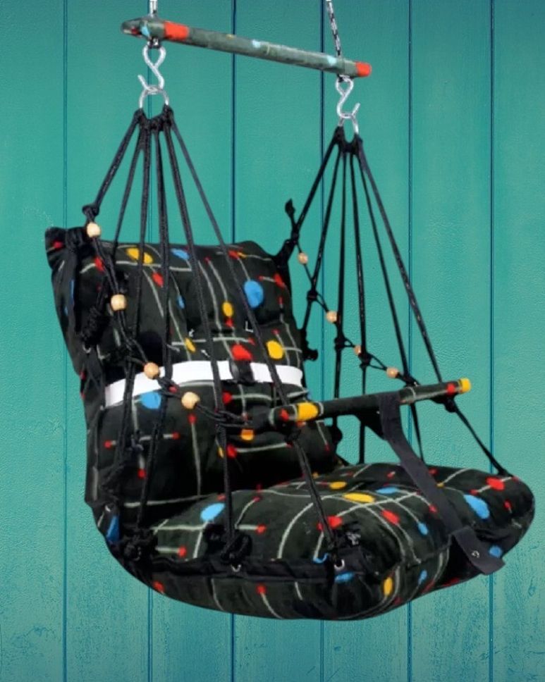 Cotton Baby Swing Jhula for Indoor/outdoor for Kids Swing Baby Carrier-image-2