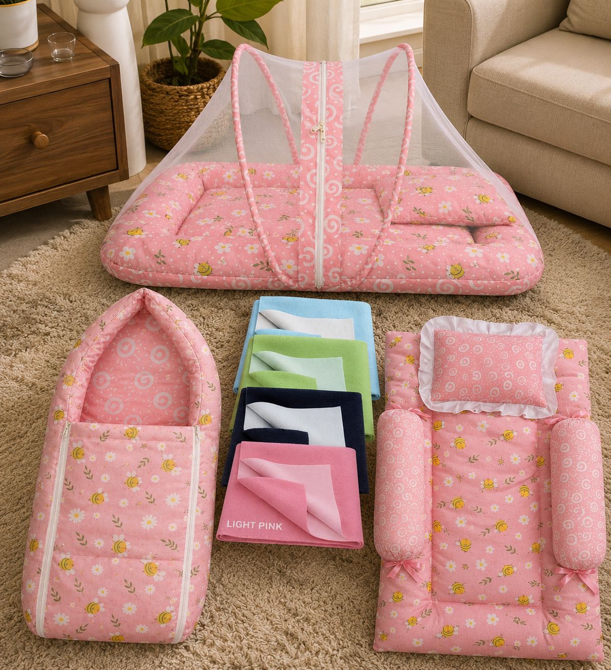 babytoons Cotton Baby Bed Sized Bedding Set-picture-29