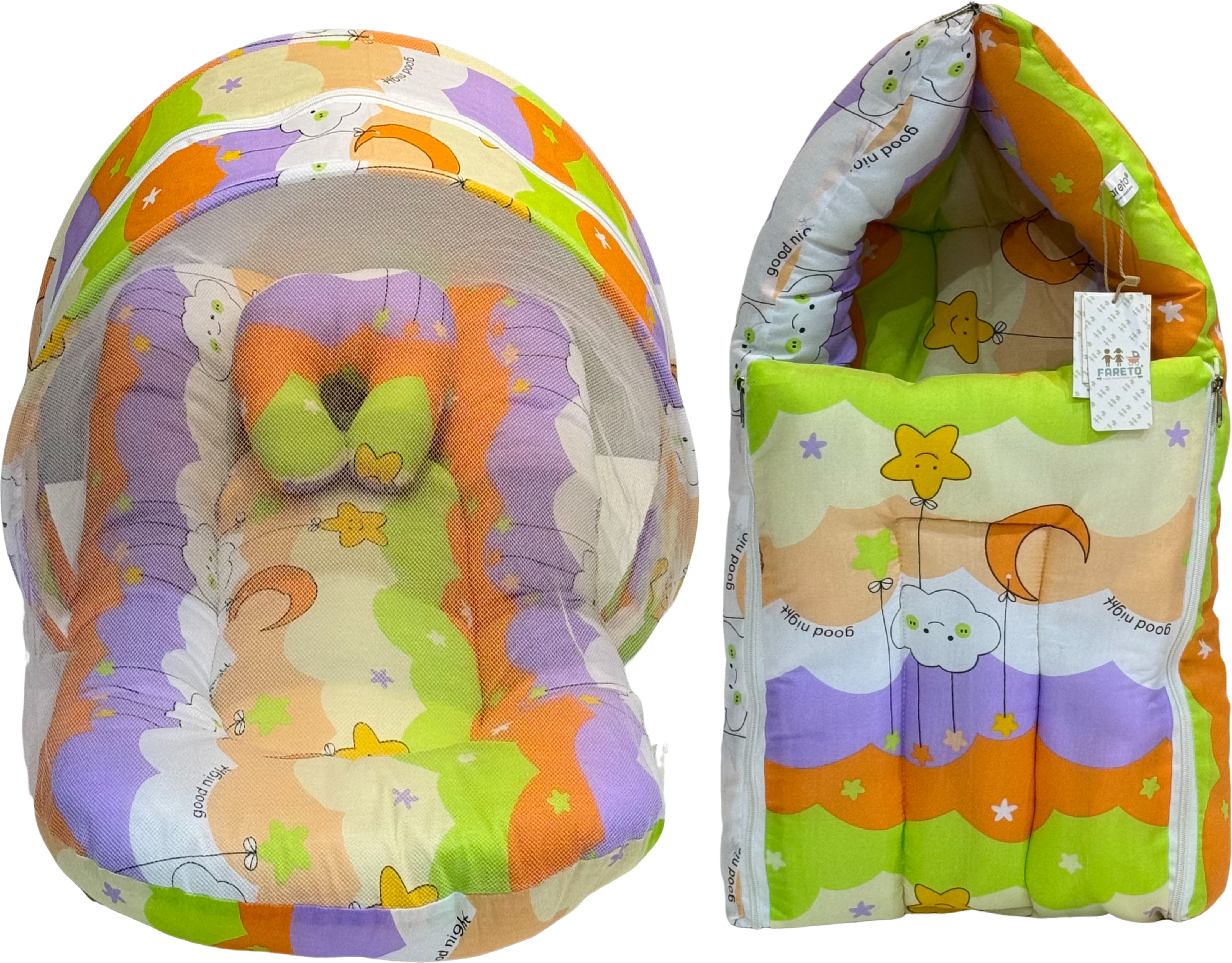 fareto Cotton Baby Bed Sized Bedding Set-picture-33