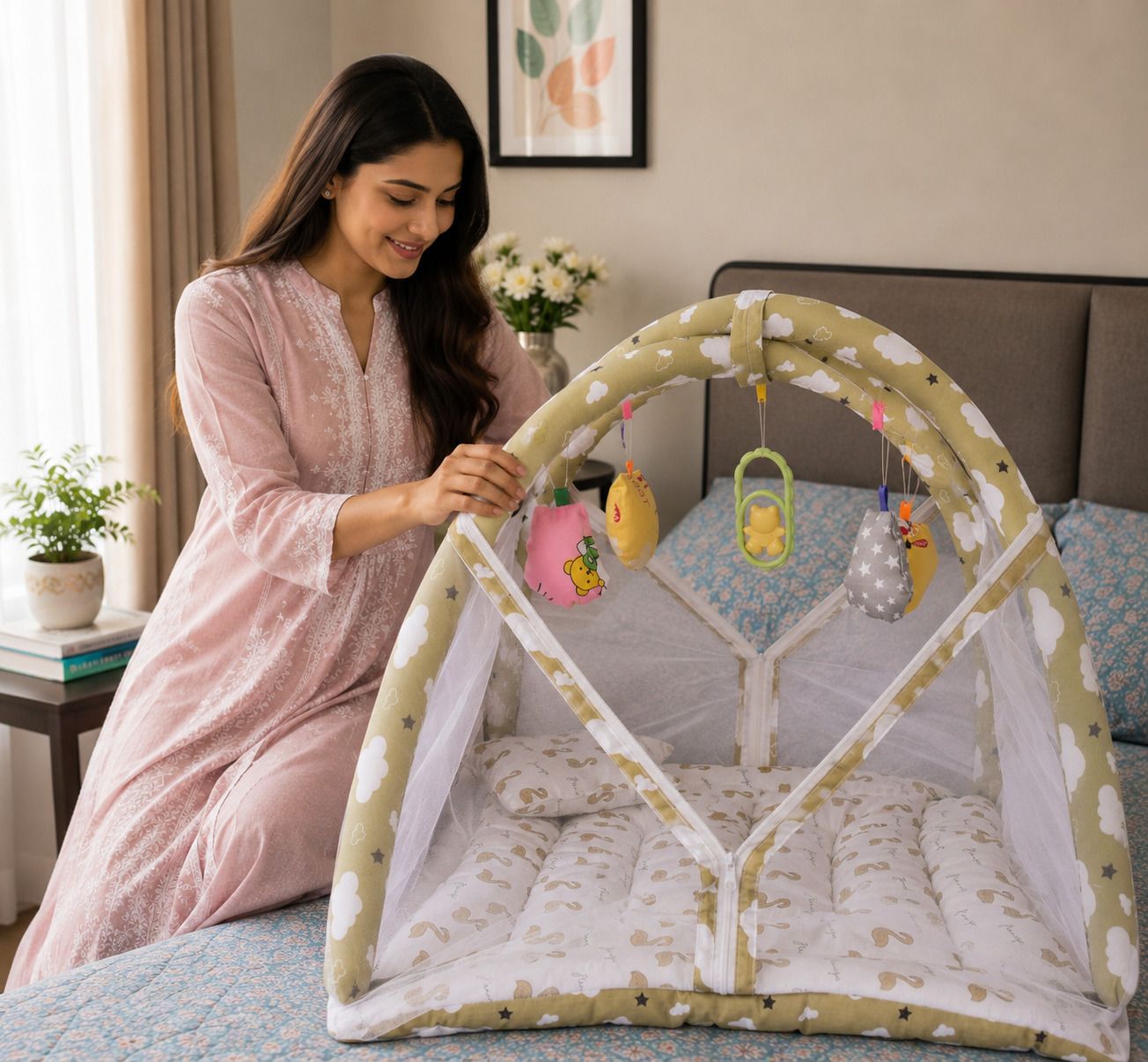 funtus Cotton Baby Bed Sized Bedding Set-picture-25