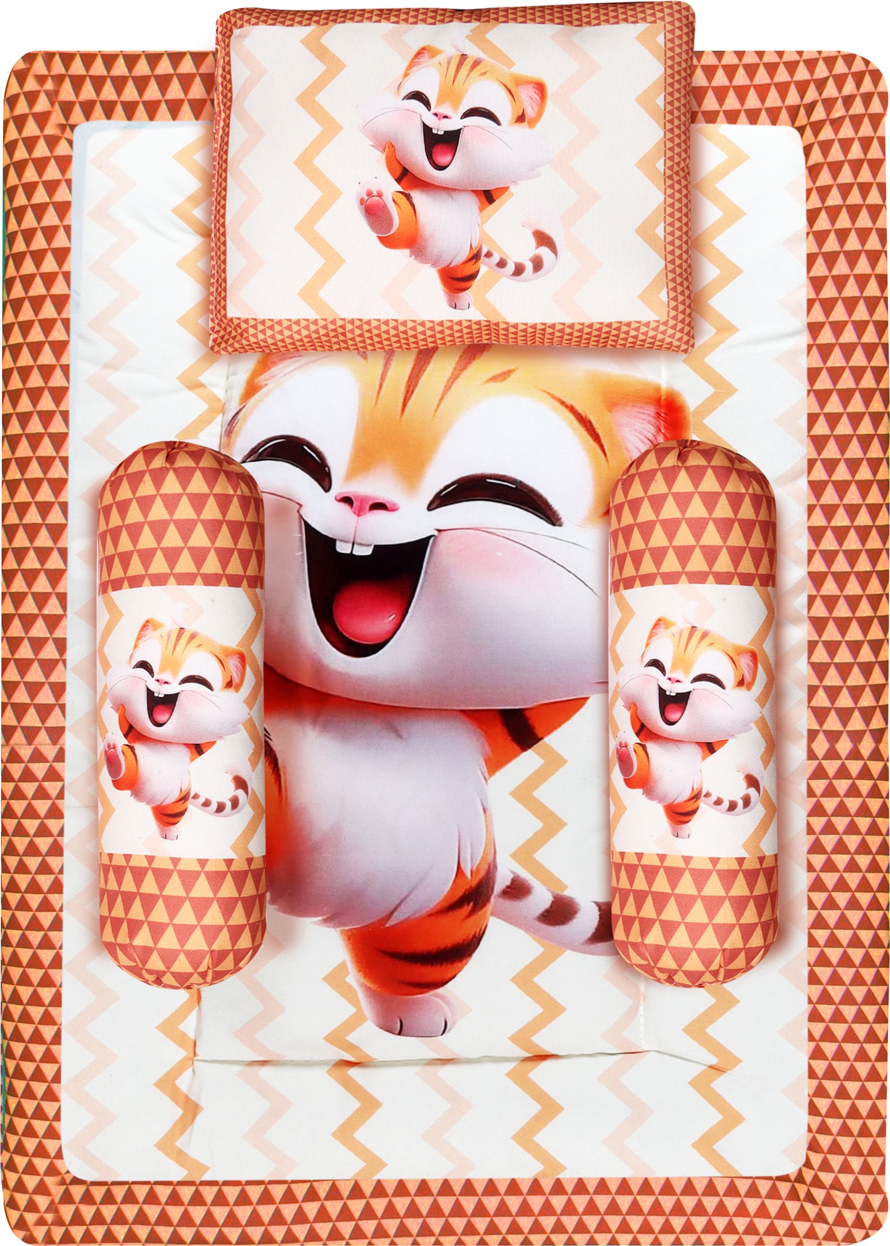Cotton Baby Bed Sized Bedding Set-image-8