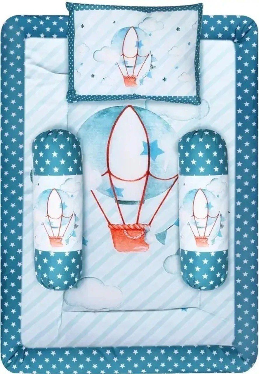 bebybeds Mattress Set With head Pillow and Bolsters BALLON GADLA SET GADLA SET-picture-10