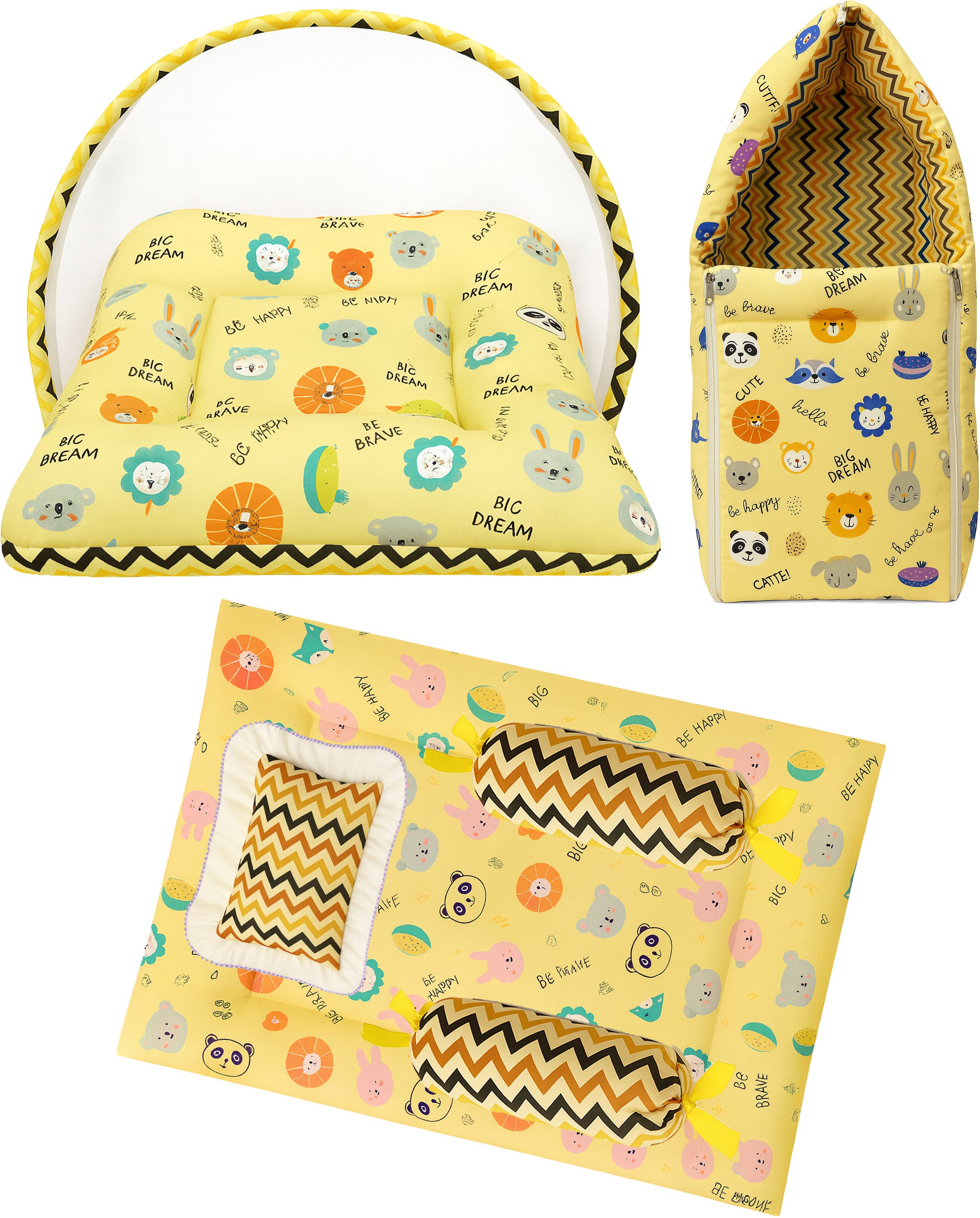 New Born Baby 3PCS Bedding Set Combo Standard Crib-image-3