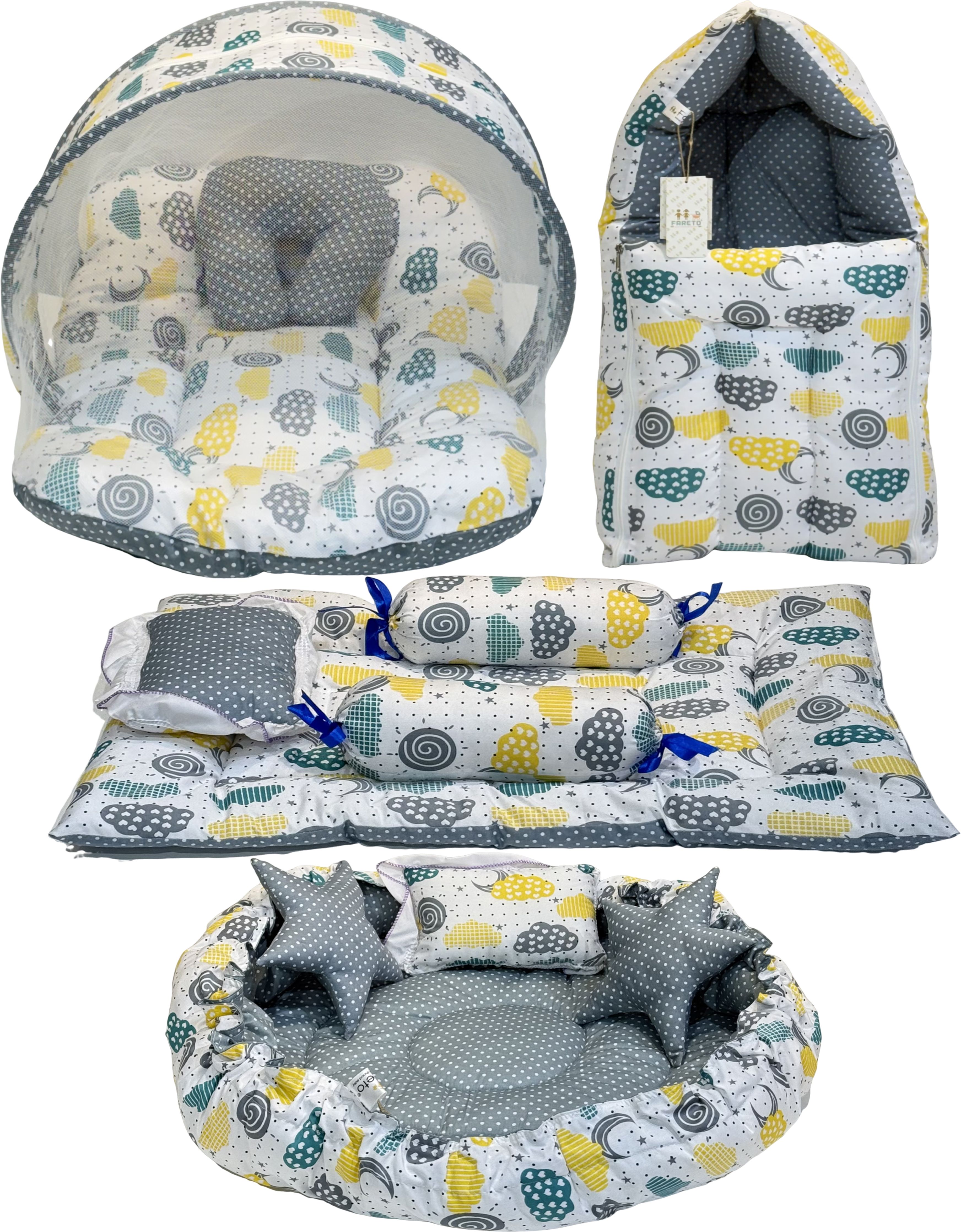 fareto Cotton Baby Bed Sized Bedding Set-picture-40