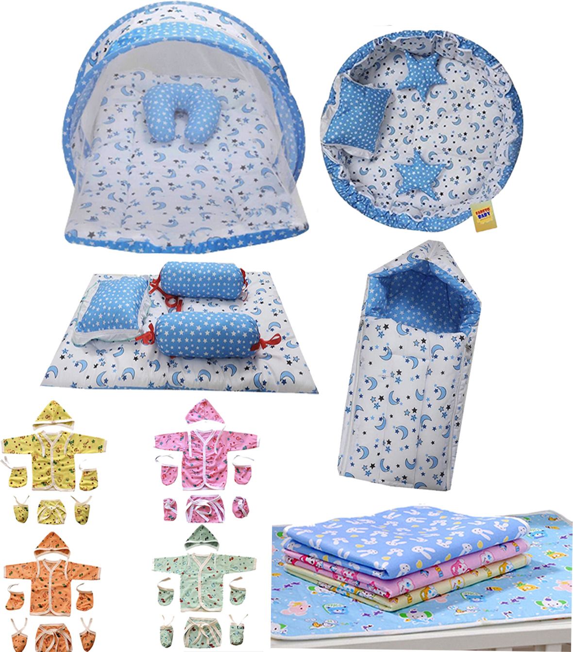 Cotton Baby Bed Sized Bedding Set-image-30