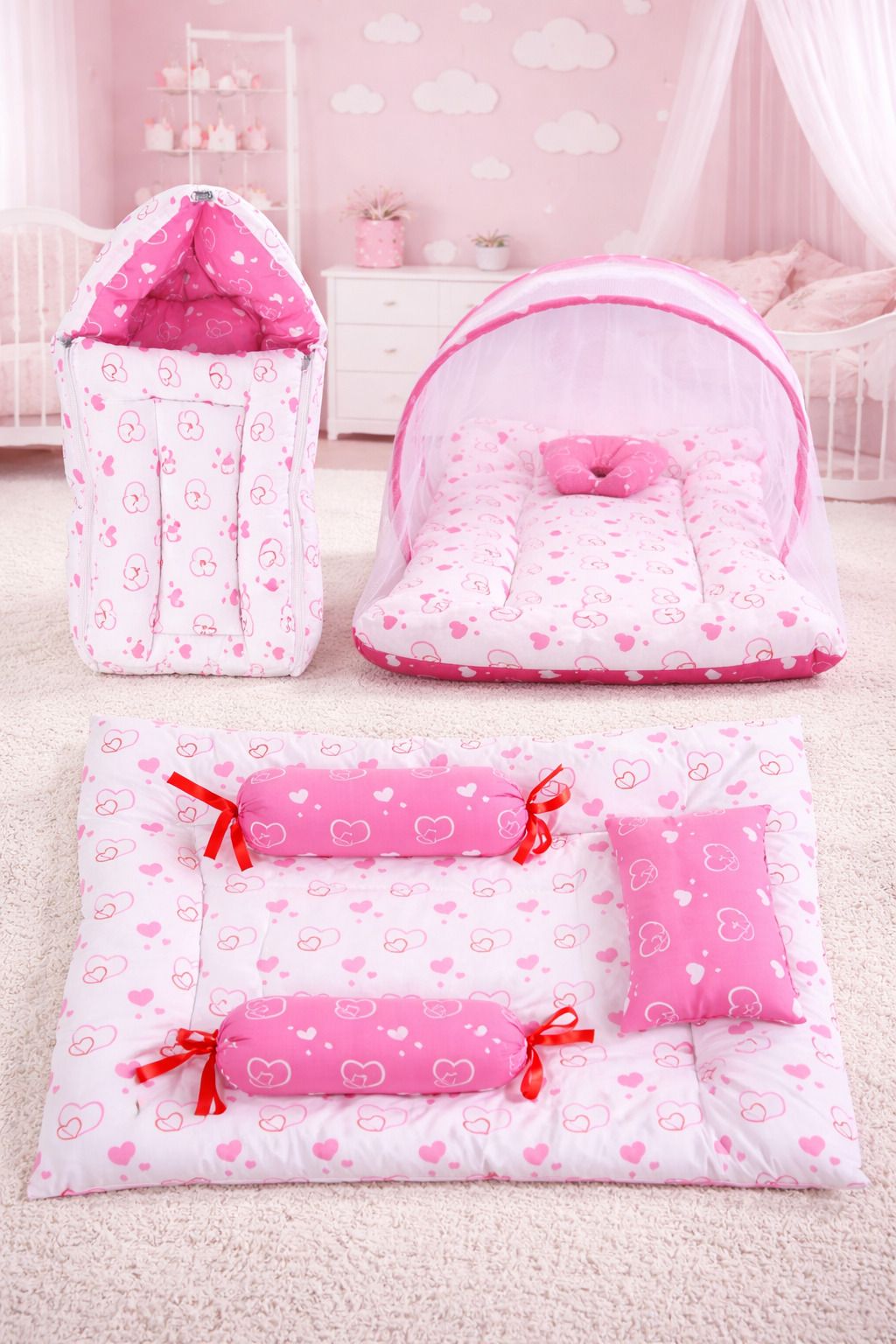 Cotton Baby Bed Sized Bedding Set-image-33