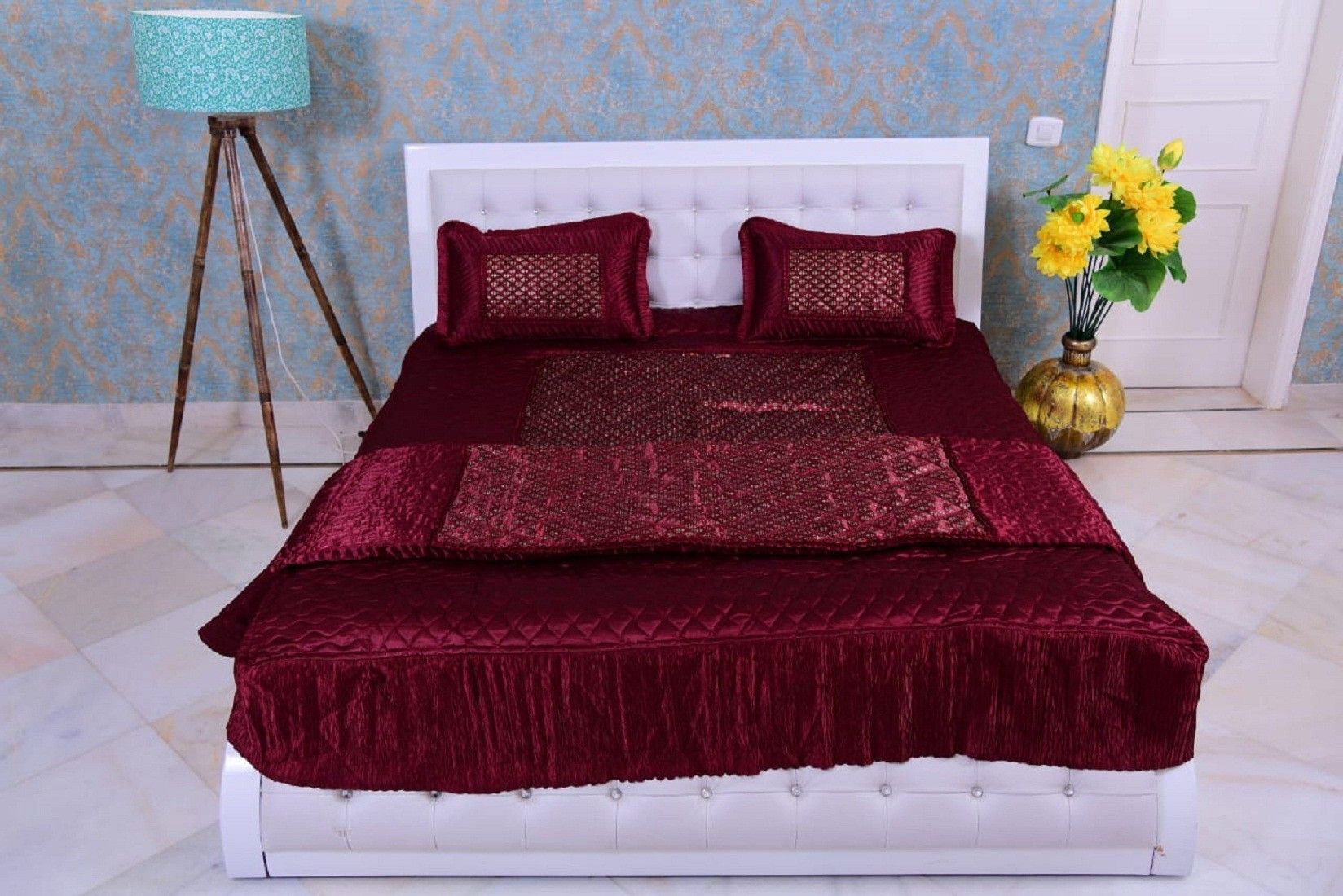 urban haat Satin Single Sized Bedding Set-picture-34