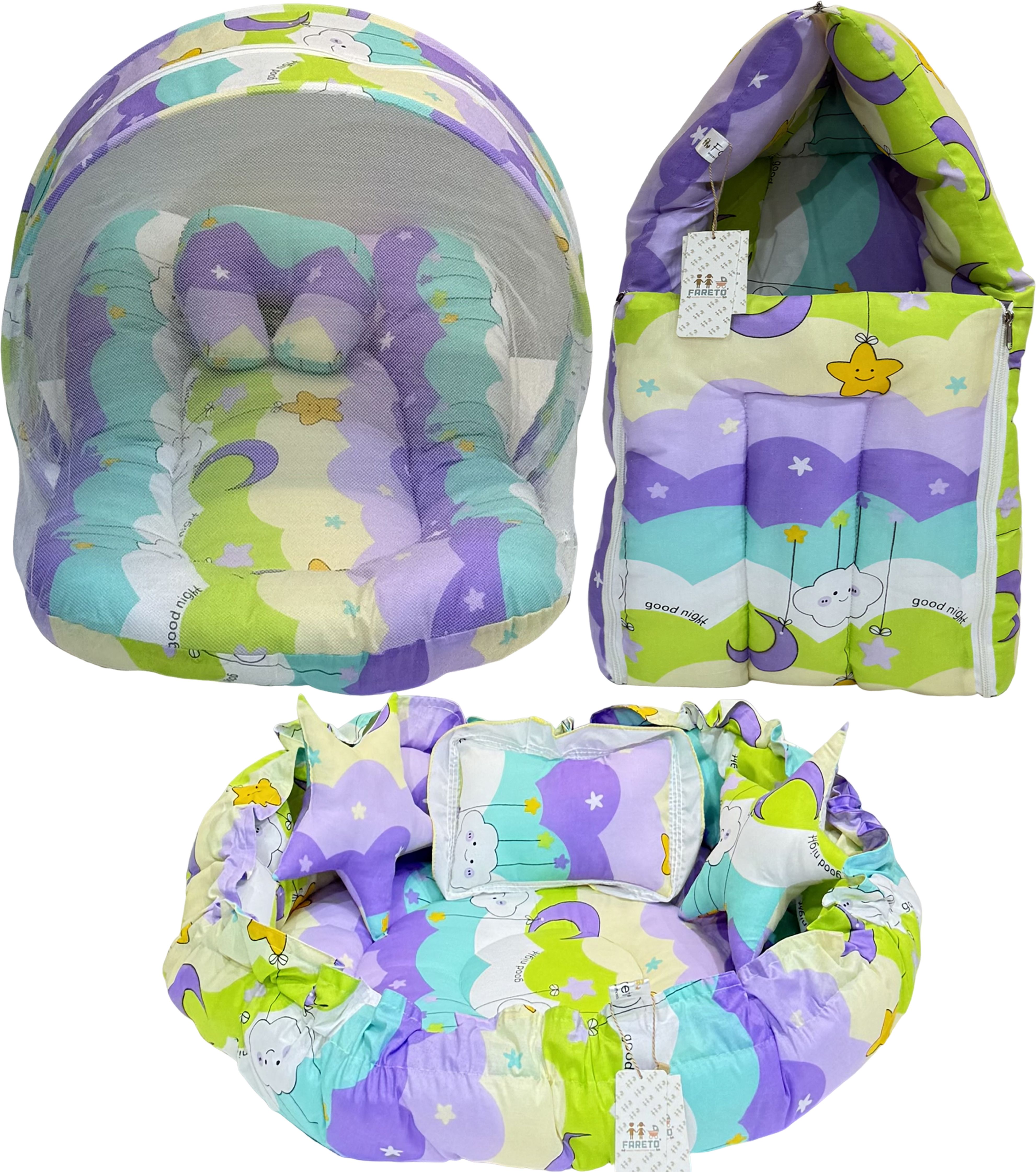 Cotton Baby Bed Sized Bedding Set-image-45