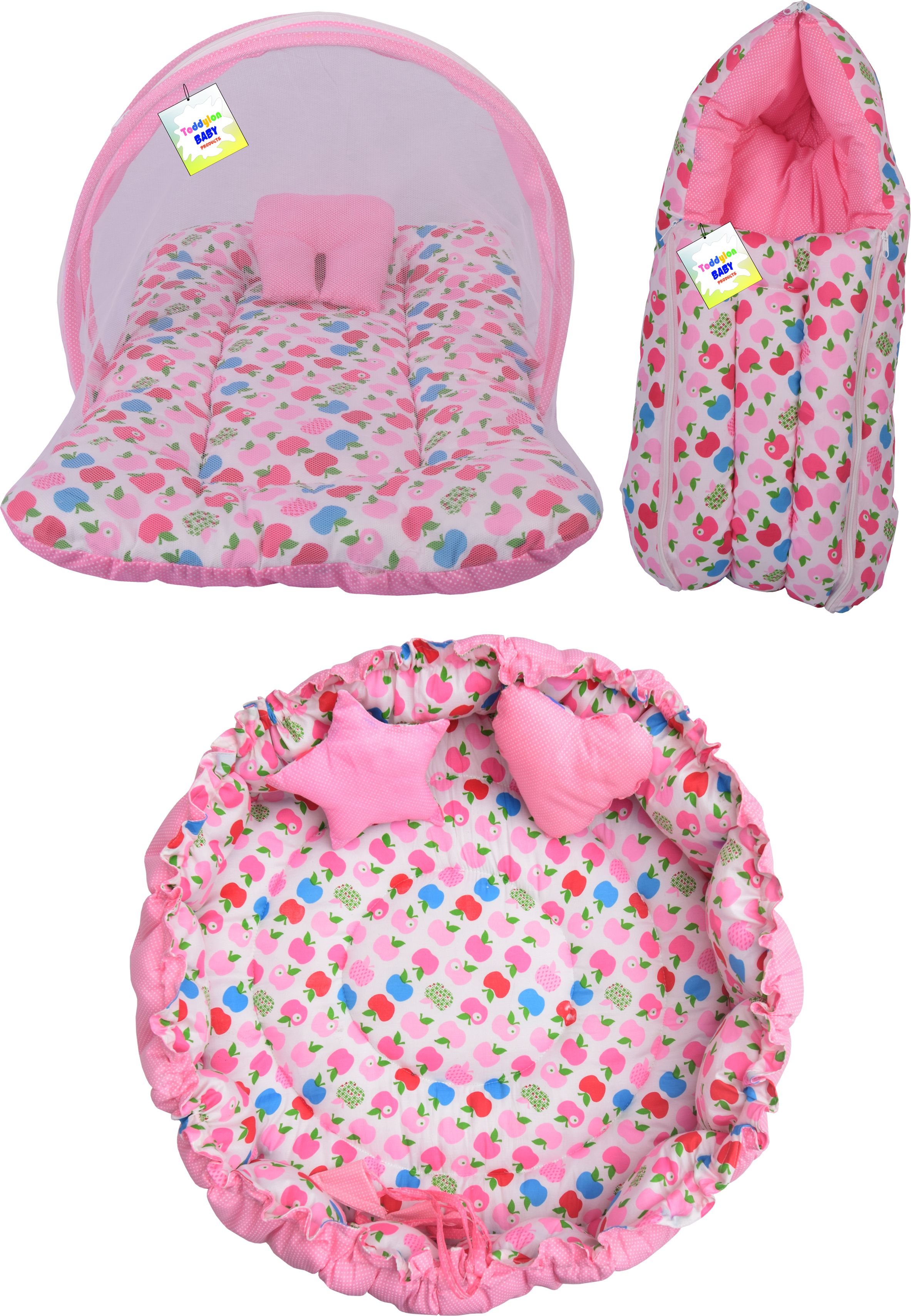 kwitchy New Born Baby Daily Essentail Bedding Combo Pack(0-6 Months)-picture-12
